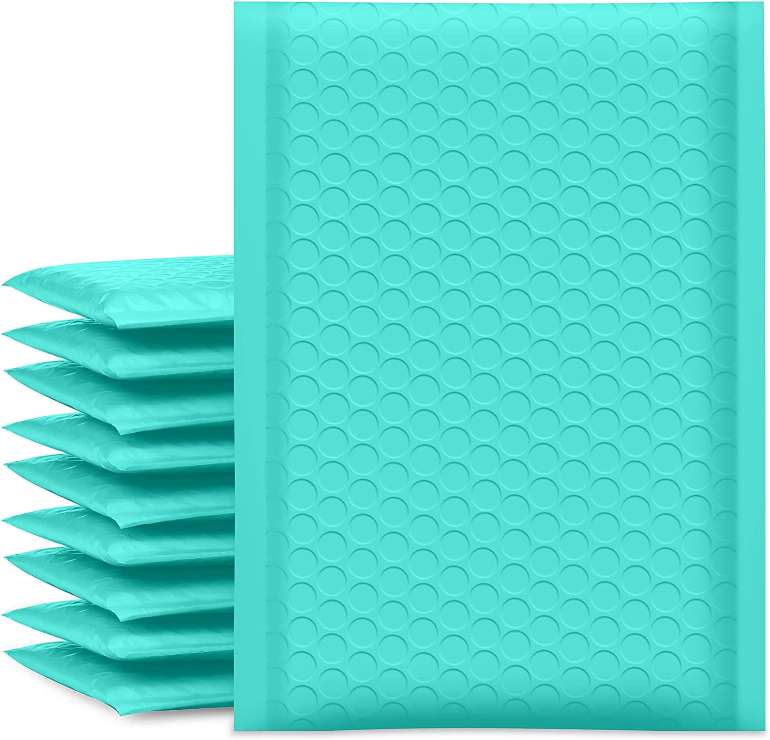 UCGOU Bubble Mailers 6X10 Inch Teal 25 Pack Usable Size 6X9