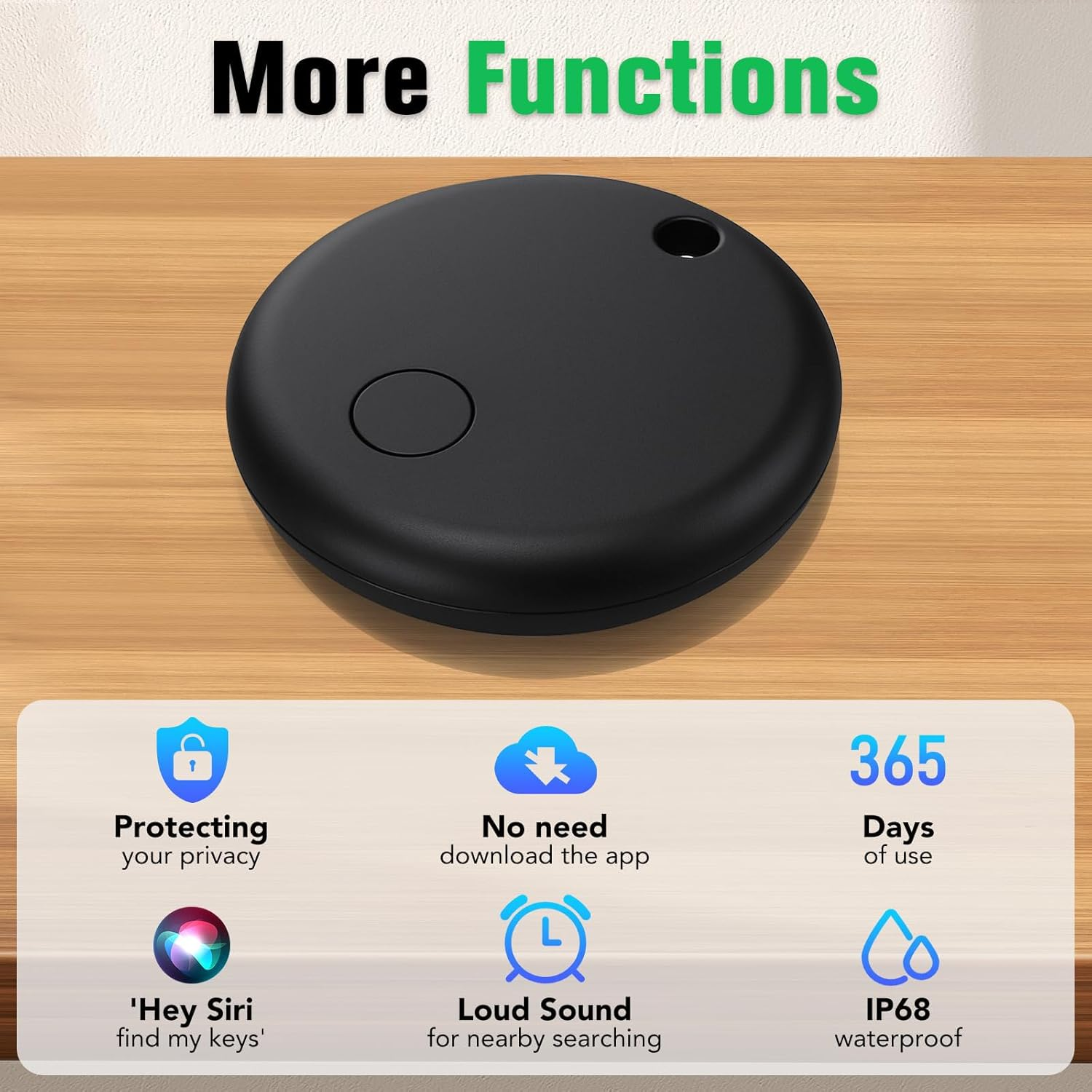 iXTRA Air Tag Tracker Bluetooth Tracker, Smart Tag Item Finders Works with Ap... - Picture 9 of 14