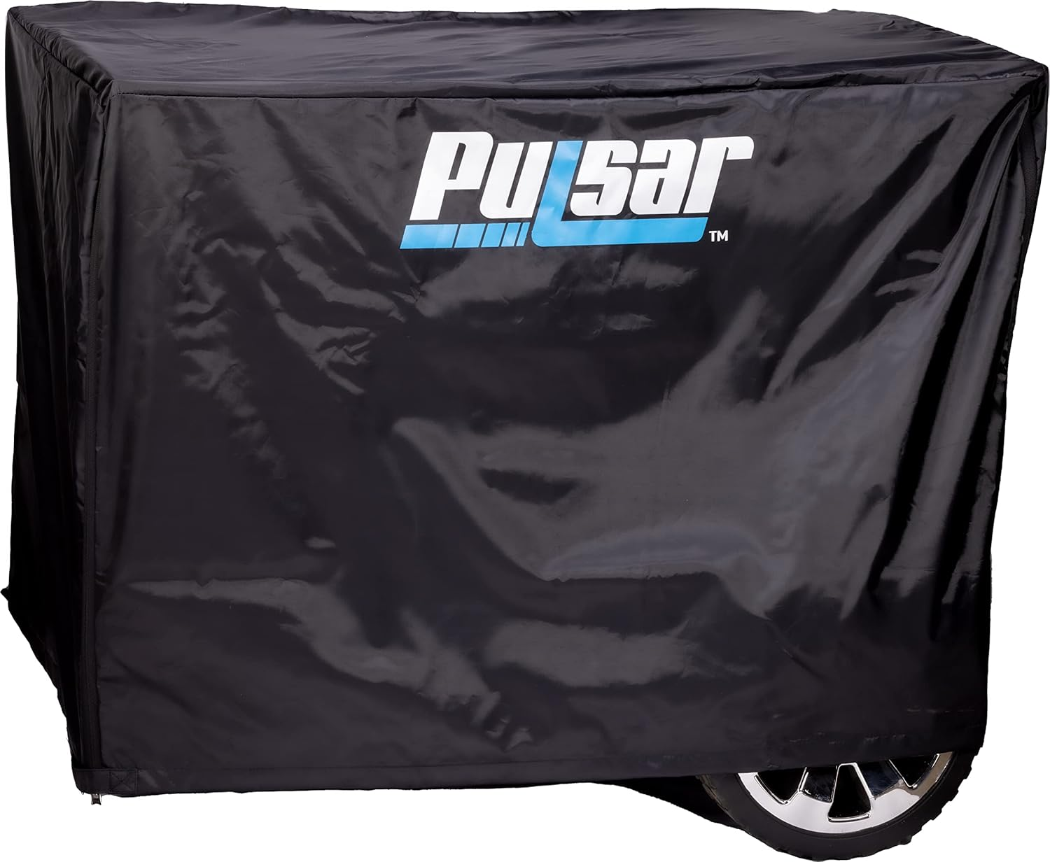 Pulsar Generator Cover Waterproof 31 X 21 X 23 Inch Heavy Duty Polyester Universal Generator Cover for Portable Generator 5000-12000 Watt, Black