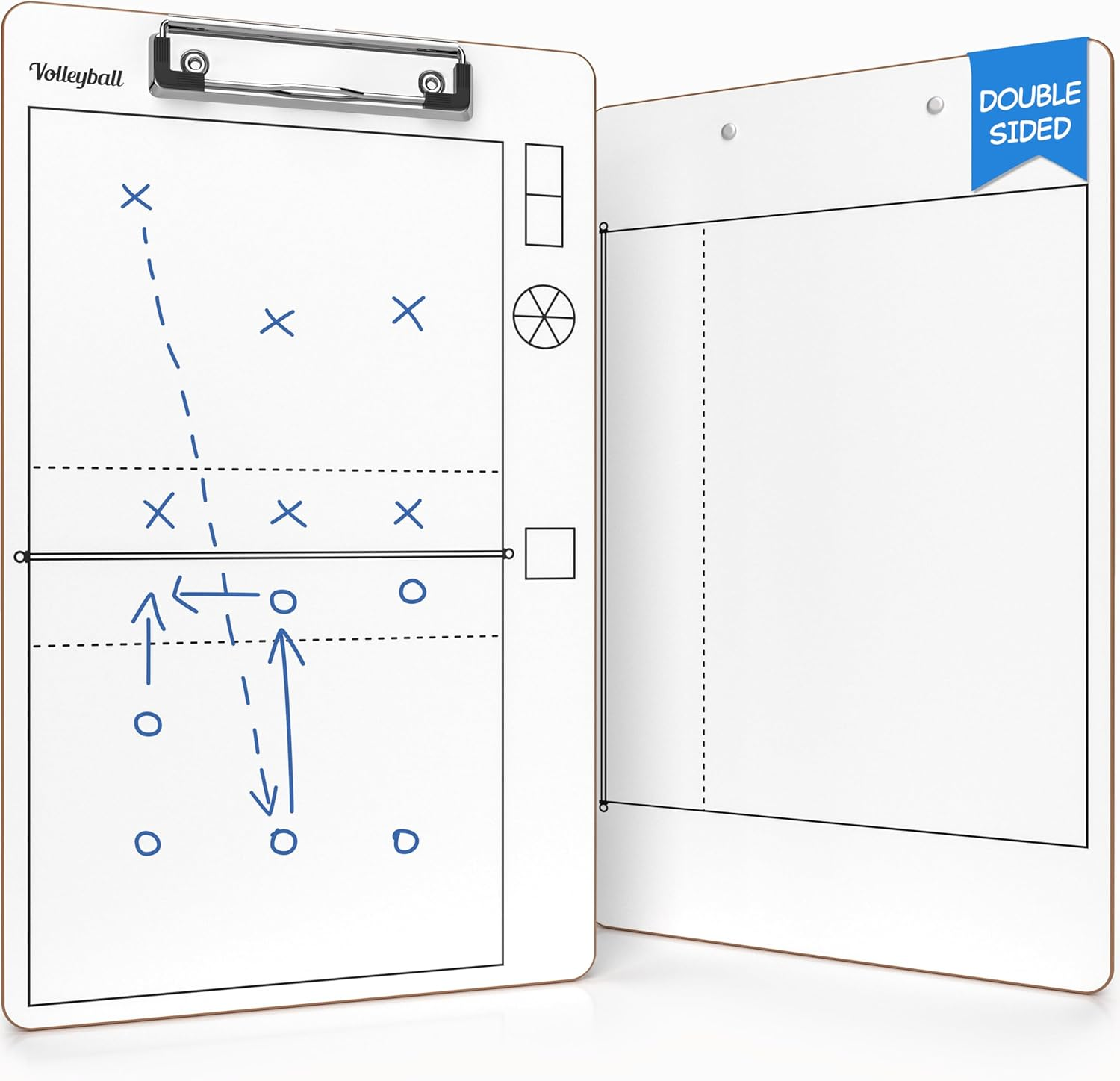 Volleyball Dry Erase Board for Coaches 15x9 Inch Volleyball Rotation Wheel Whiteboard Coaching Supplies Equipment Volleyball Accessories The Perfect Coach Gift
