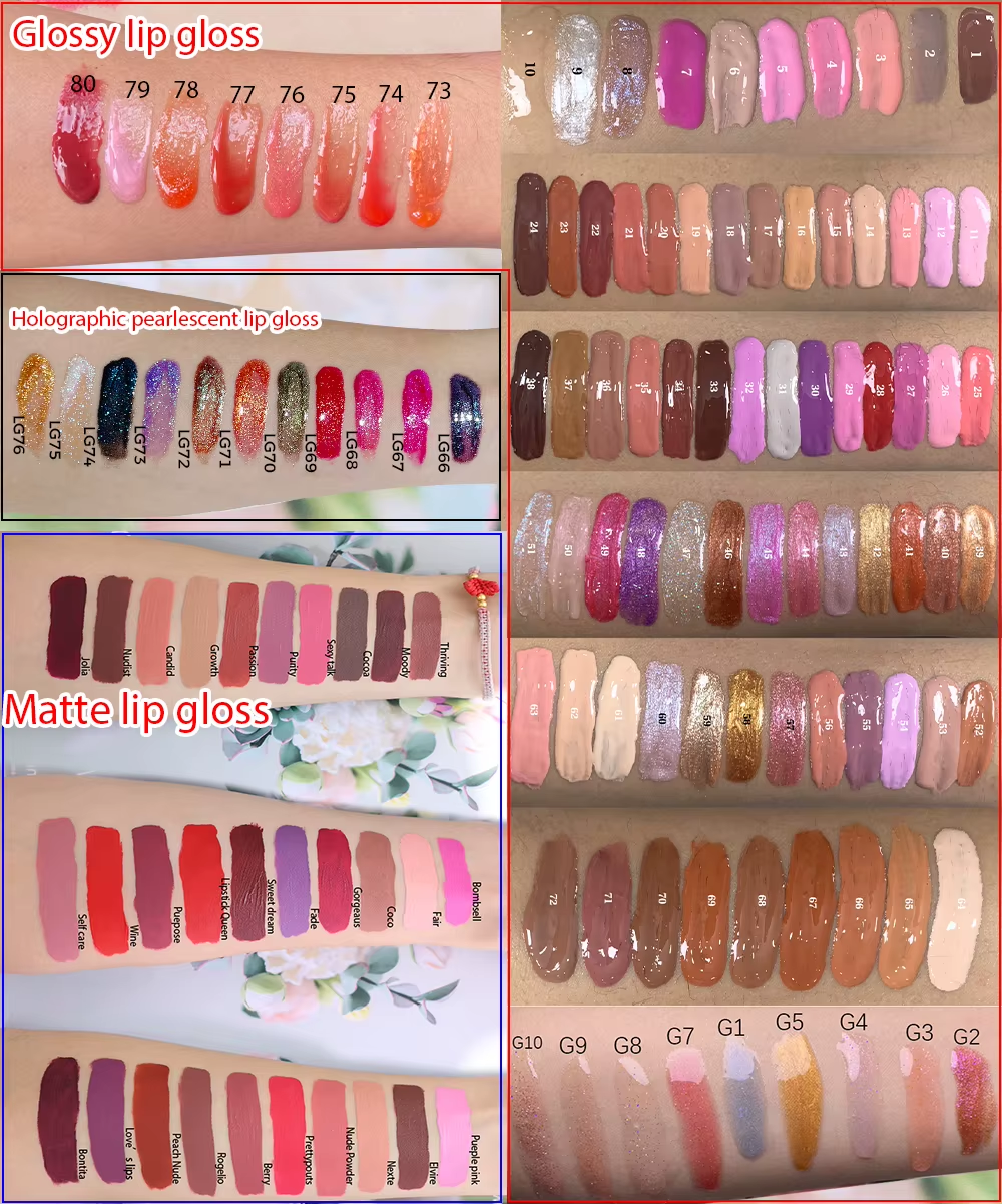 Custom Logo Private Label Plumping Lipgloss Moisturizing Liquid Clear Color Changing Lip Gloss