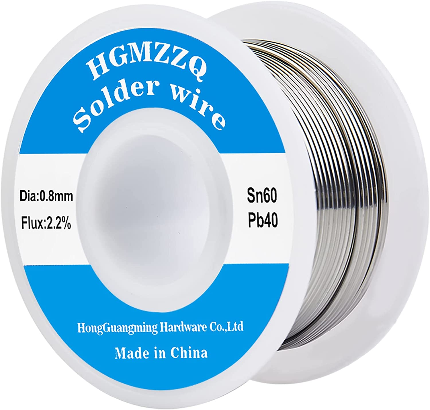 60/40 Tin Lead Solder Wire with Rosin Core for Electrical Soldering 0.031 Inch(0