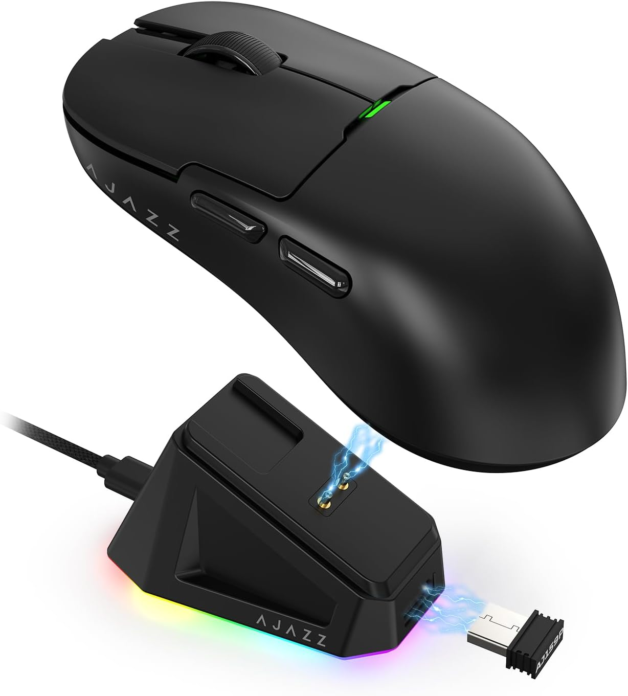 AJAZZ AJ159P Superlight Wireless Gaming Mouse with Magnetic Charging Dock, Ul... - Picture 14 of 14