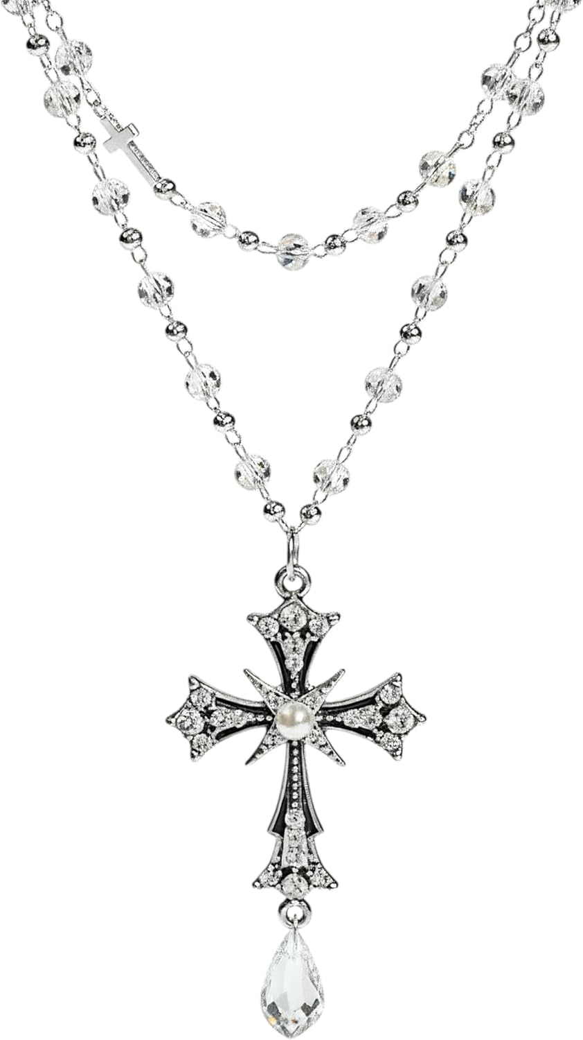 Contemporary Cross Pendant Necklace