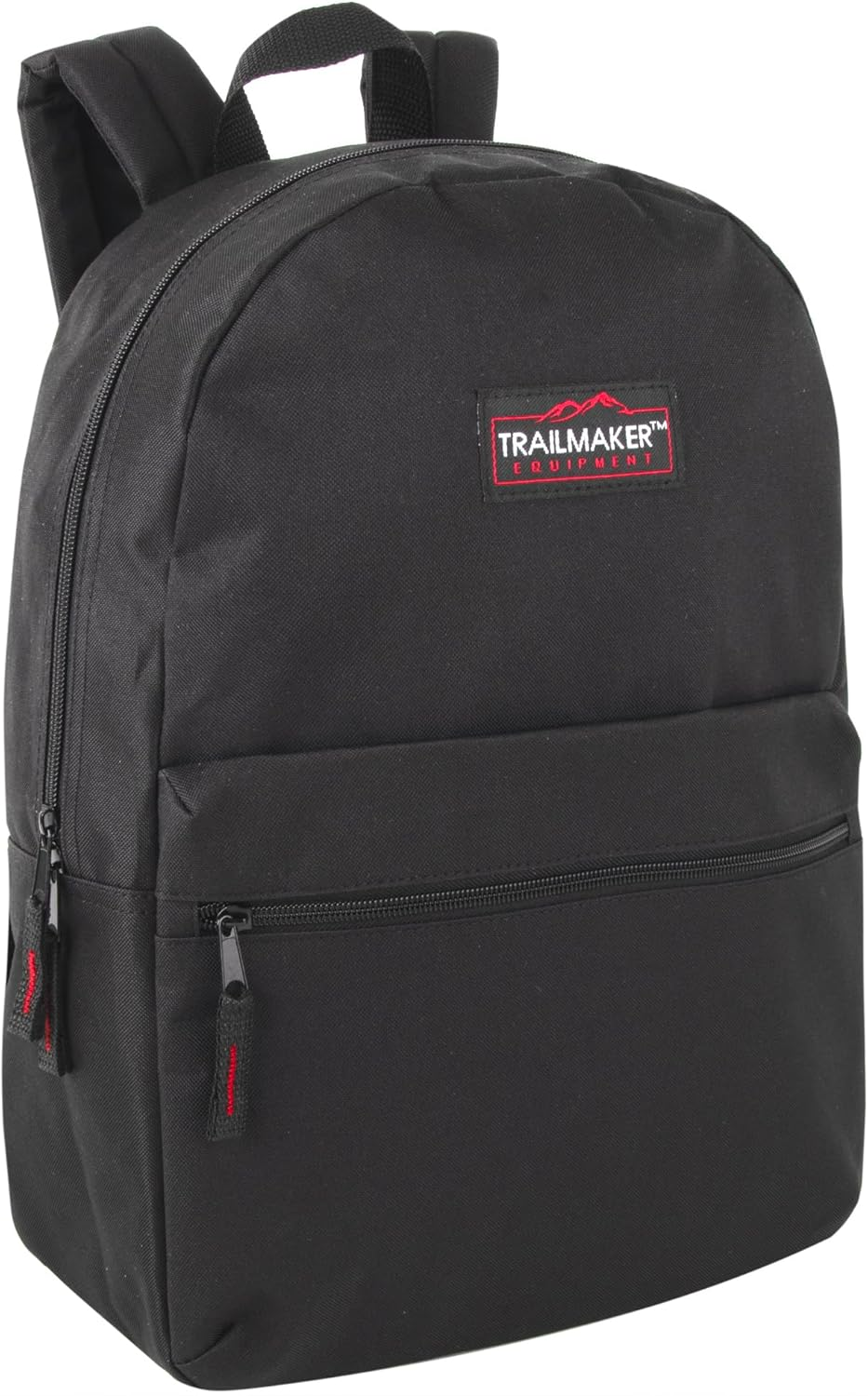Classic 17 Inch Backpacks with Adjustable Padded Straps | School Backpacks for Girls, Boys (Black)