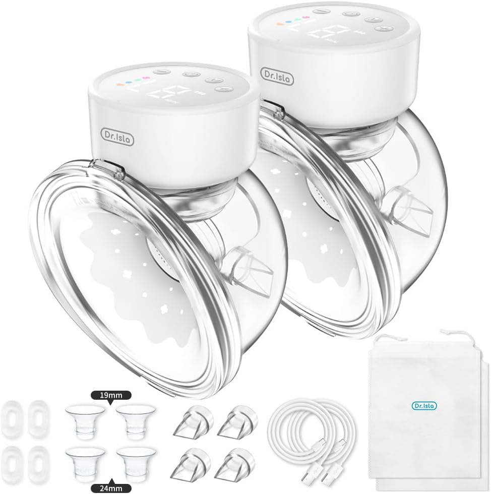 Hands-Free Breast Pump EB29 white, Wearable Pump with Comfortable Double-Seal... - Picture 12 of 13