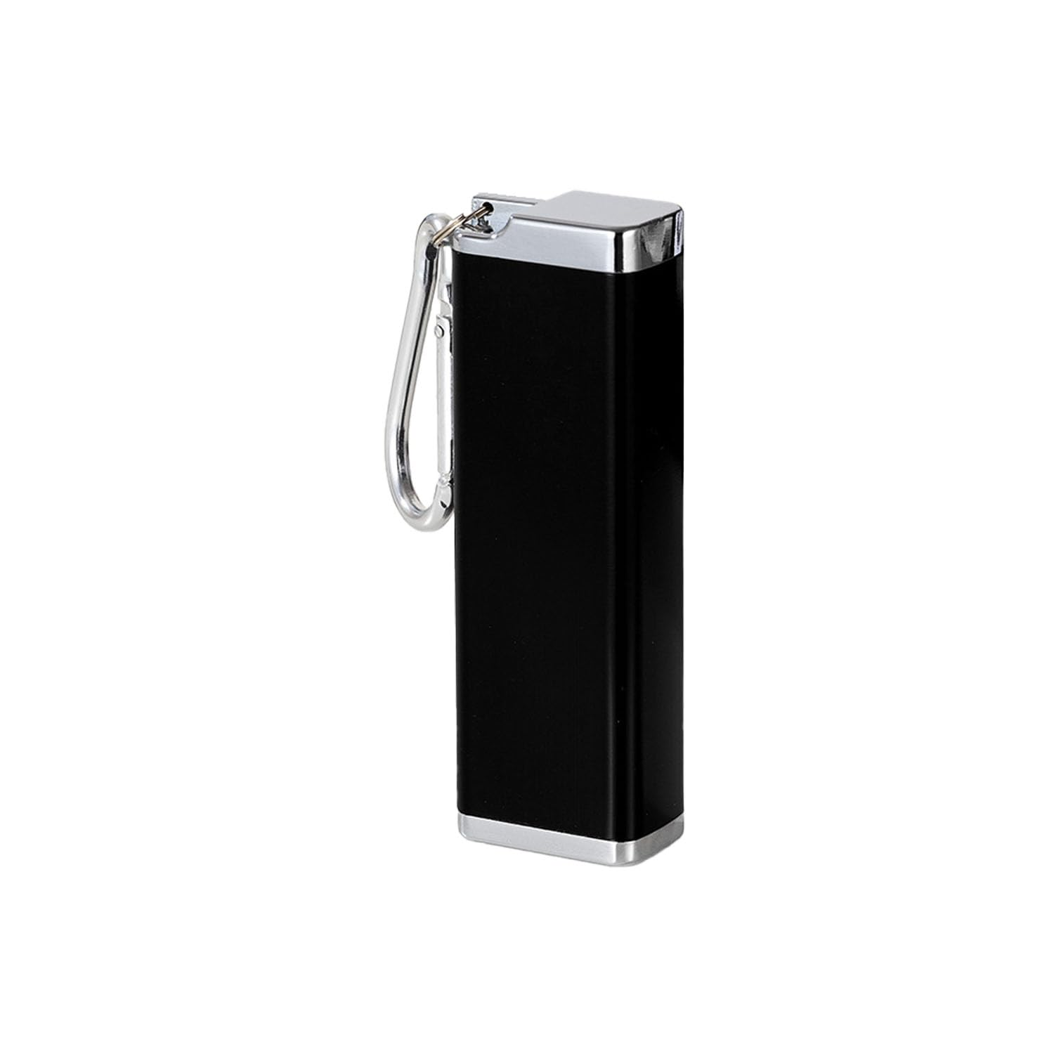 Metal Cigarette Case, Waterproof Cigarette Case Small Hard Pack Cigarette Cases Holds 6 Cigarettes 84Mm 3.3Inch Aluminum Portable Keychain Cigarette Cases (Black)