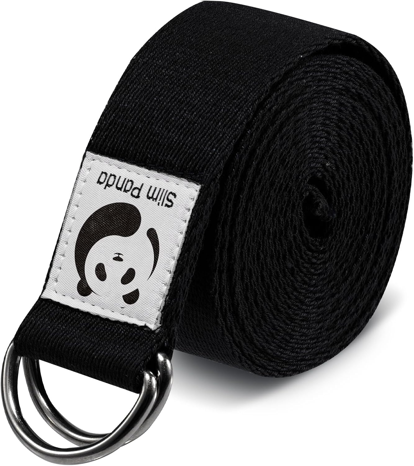 Yoga Strap - Adjustable Cotton Belt for Stretching, Fitness & Physical Therapy (10+ Colors, 6 Feet/8 Feet)