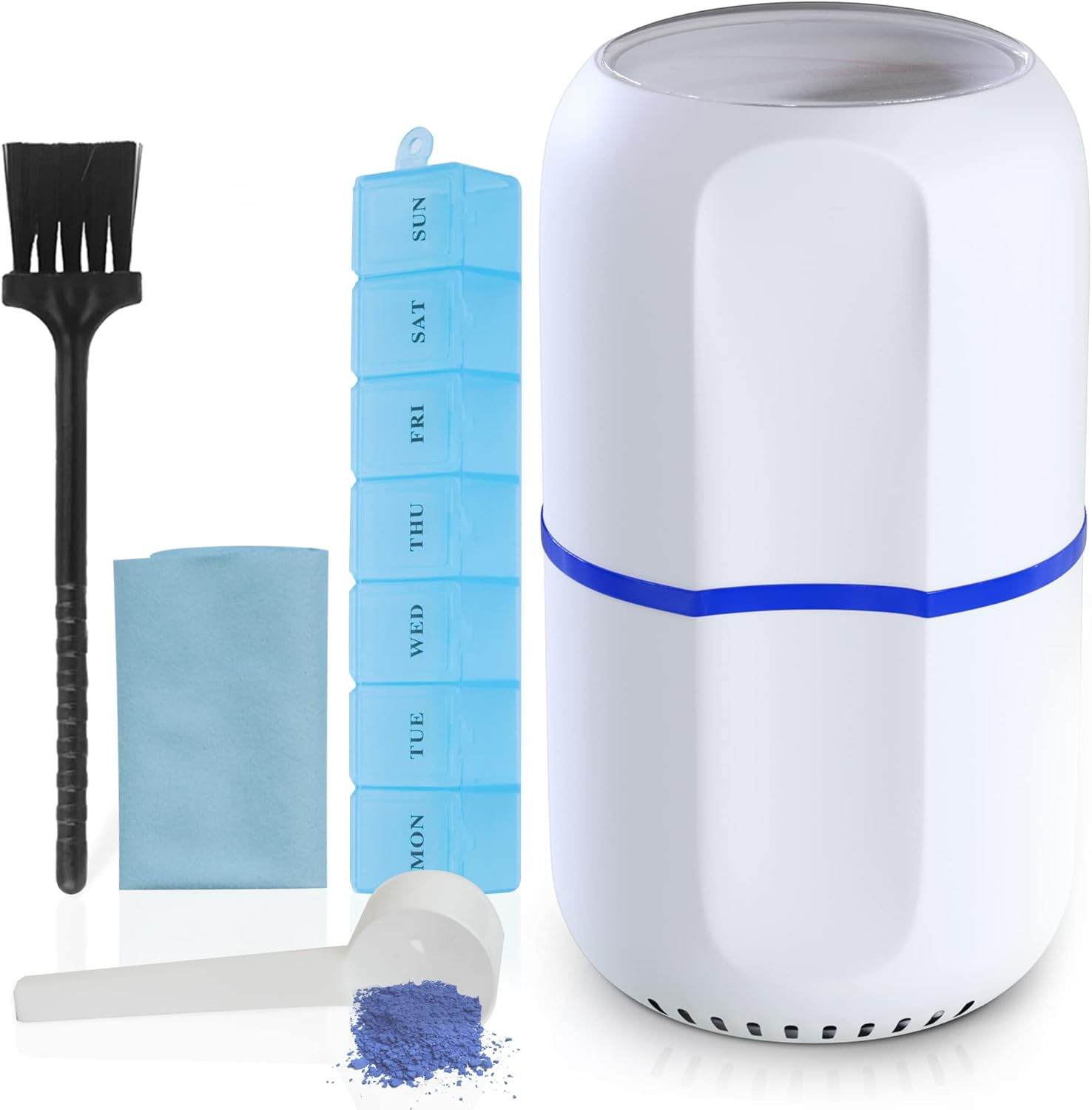 Triturador de pastillas eléctrico - Pulverizador electrónico de polvo fino