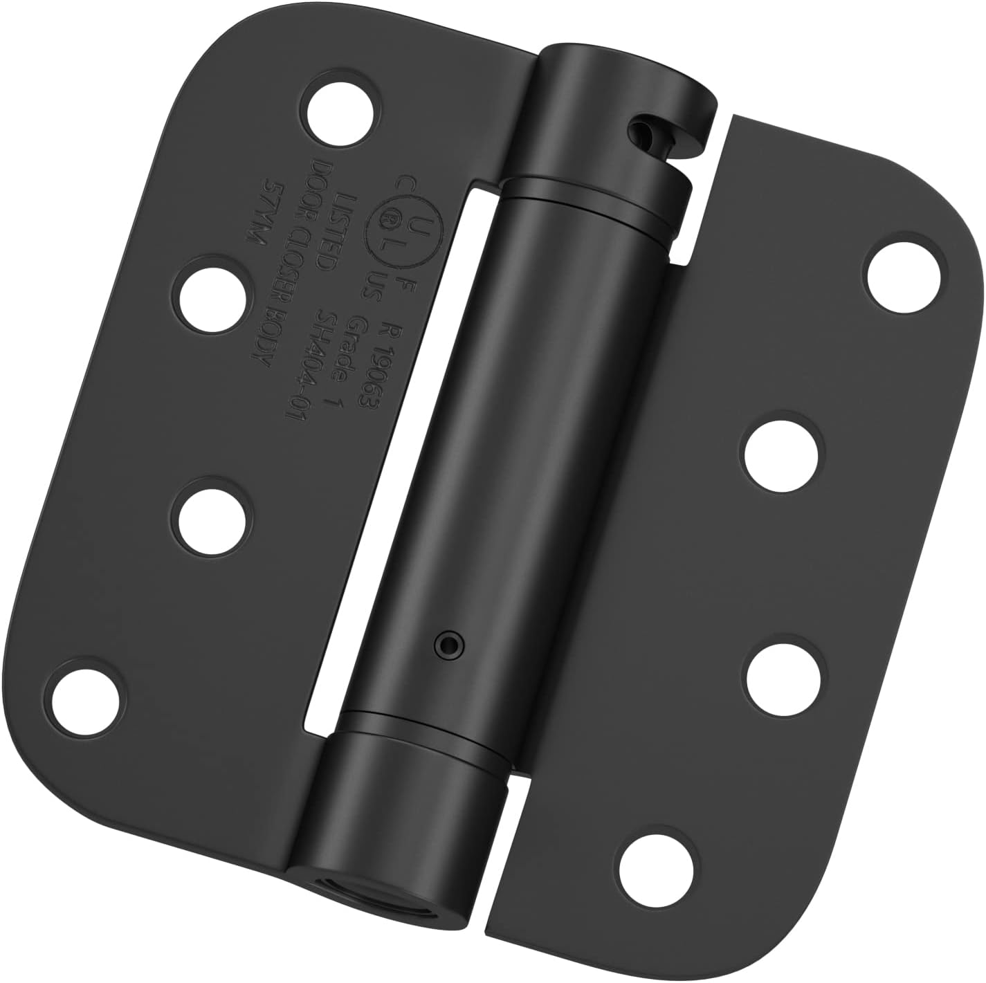 3 Pack Self Closing Door Hinges 4 Inch Black Spring Hinge with 5/8