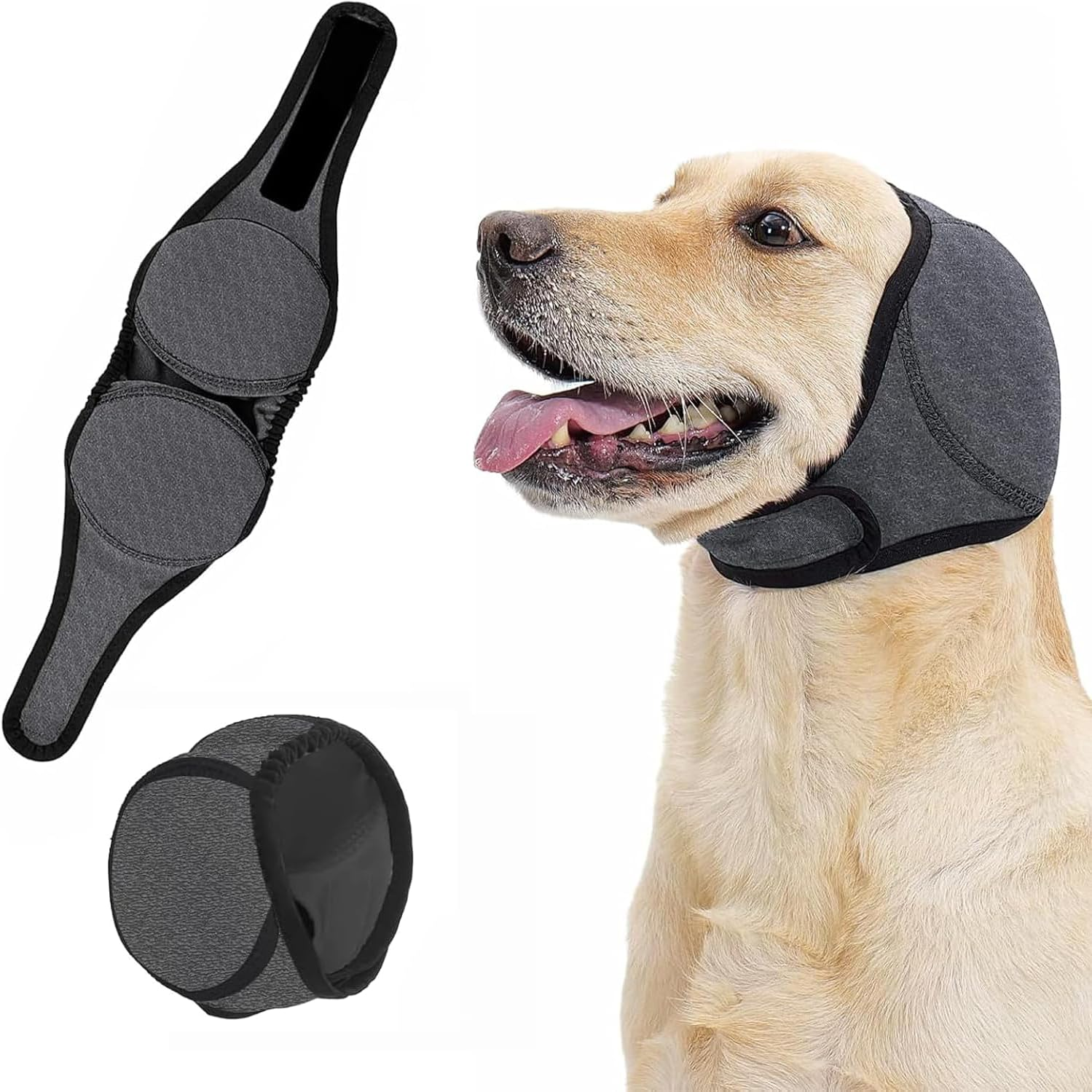 Dog Ear Defenders, Noise-Reducing Calming Dog Ear Protectors
