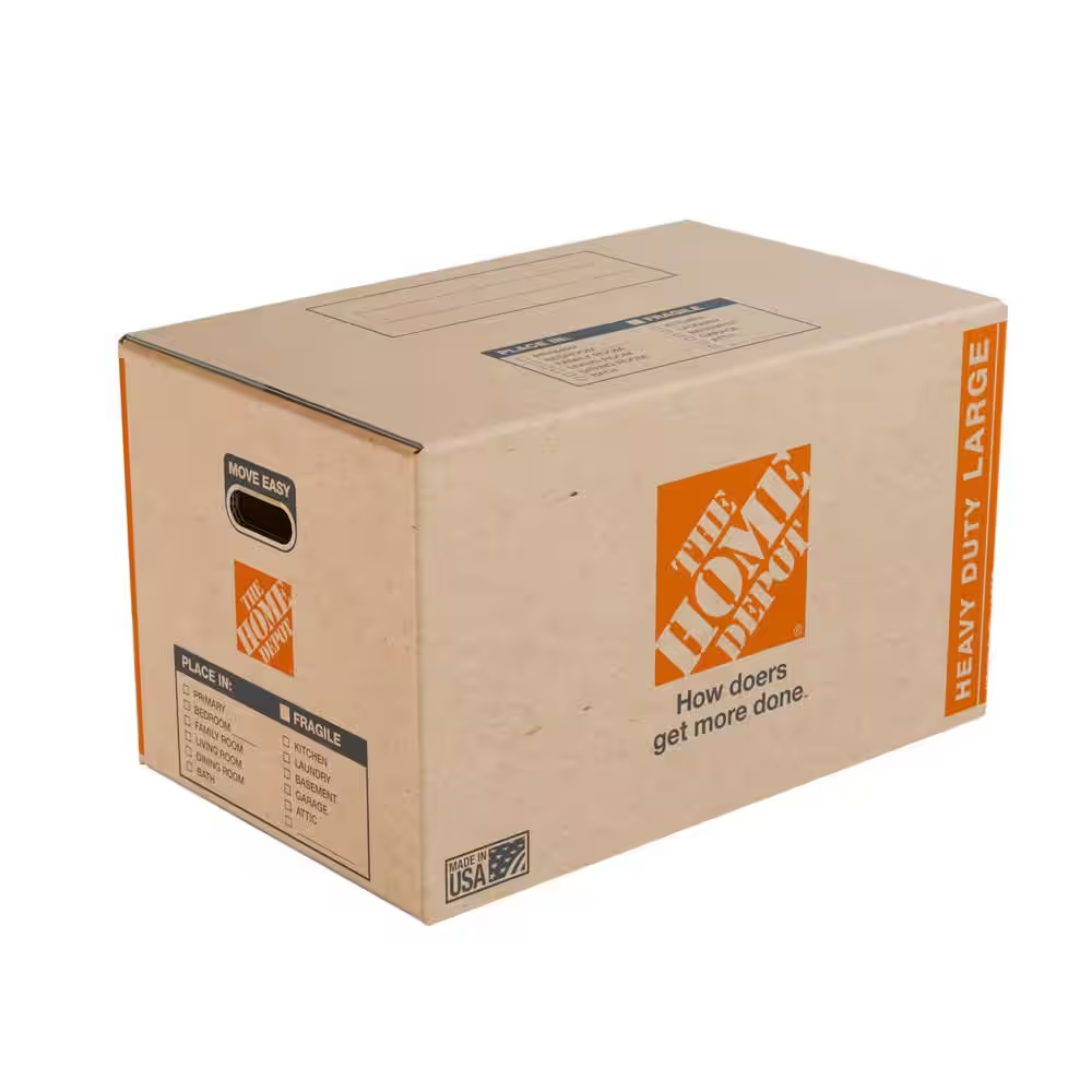 26 In. L X 16 In. W X 15 In. D Heavy-Duty Large Moving Shipping and Packing Box with Handles (90-Pack)