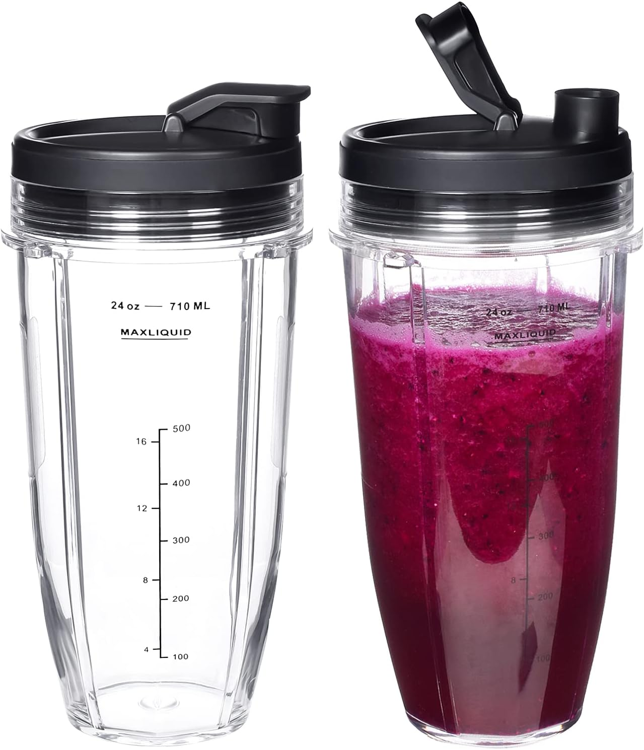 24Oz Replacement Blender Cup for Ninja Auto IQ & Foodi (2 Pack)