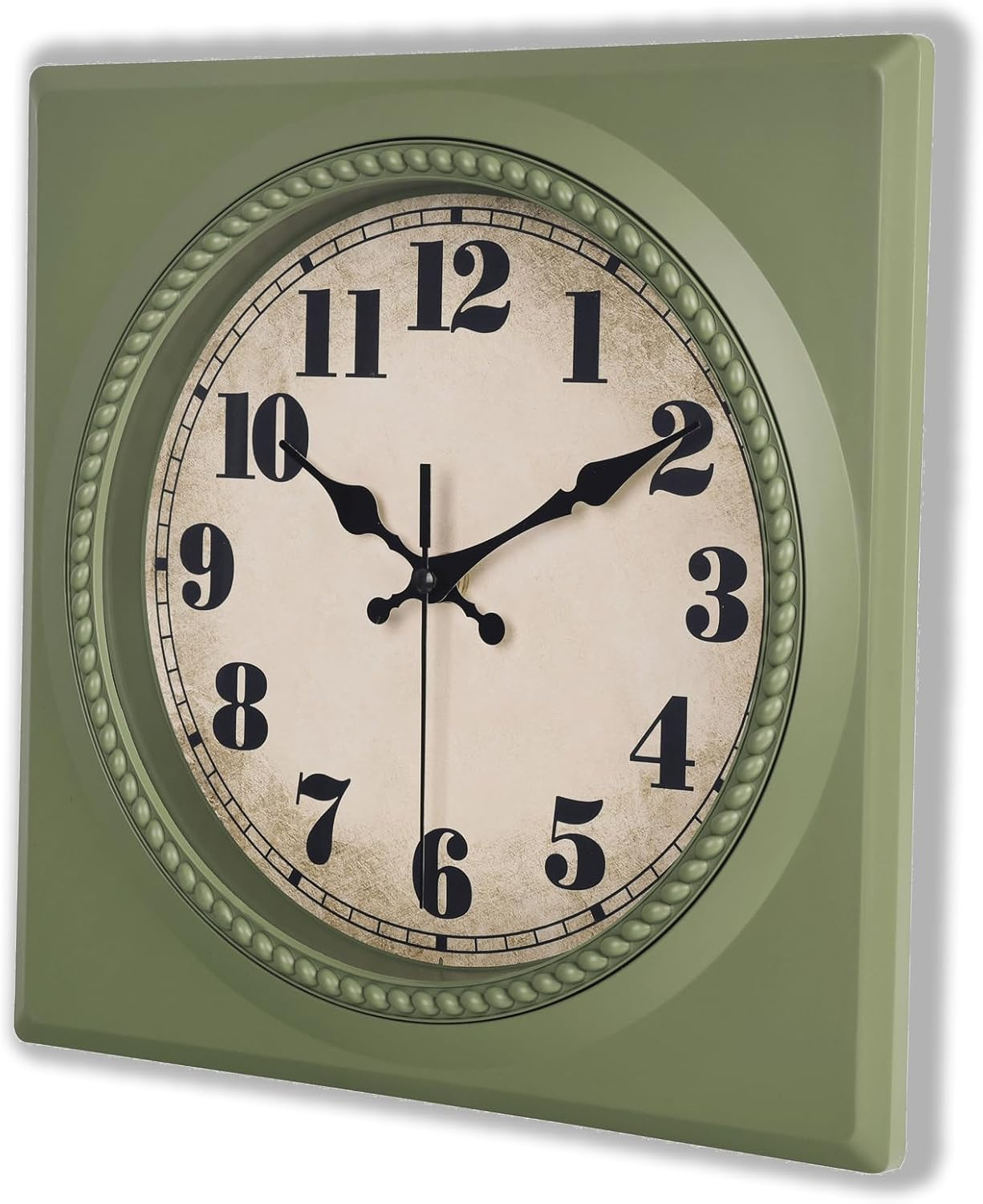 Vintage Wall Clock 1950S Style Retro 50'S Mid Century Square Wall Clocks Battery