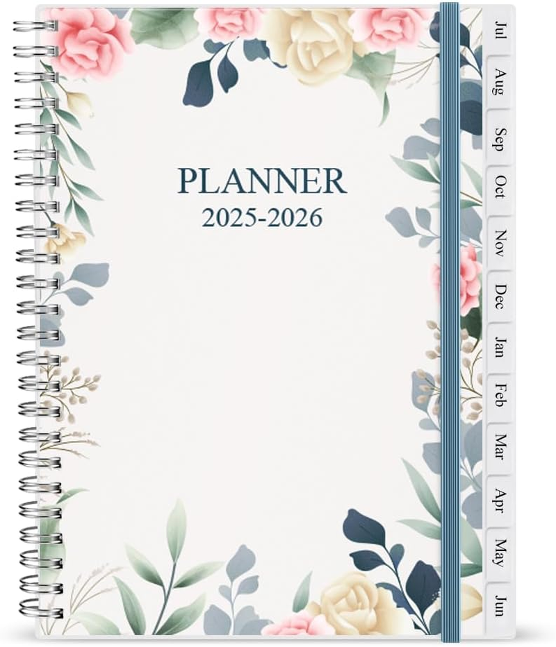 2025-2026 Planner - Weekly & Monthly Planner Runs Jul 2025 to Jun 2026, 6.25