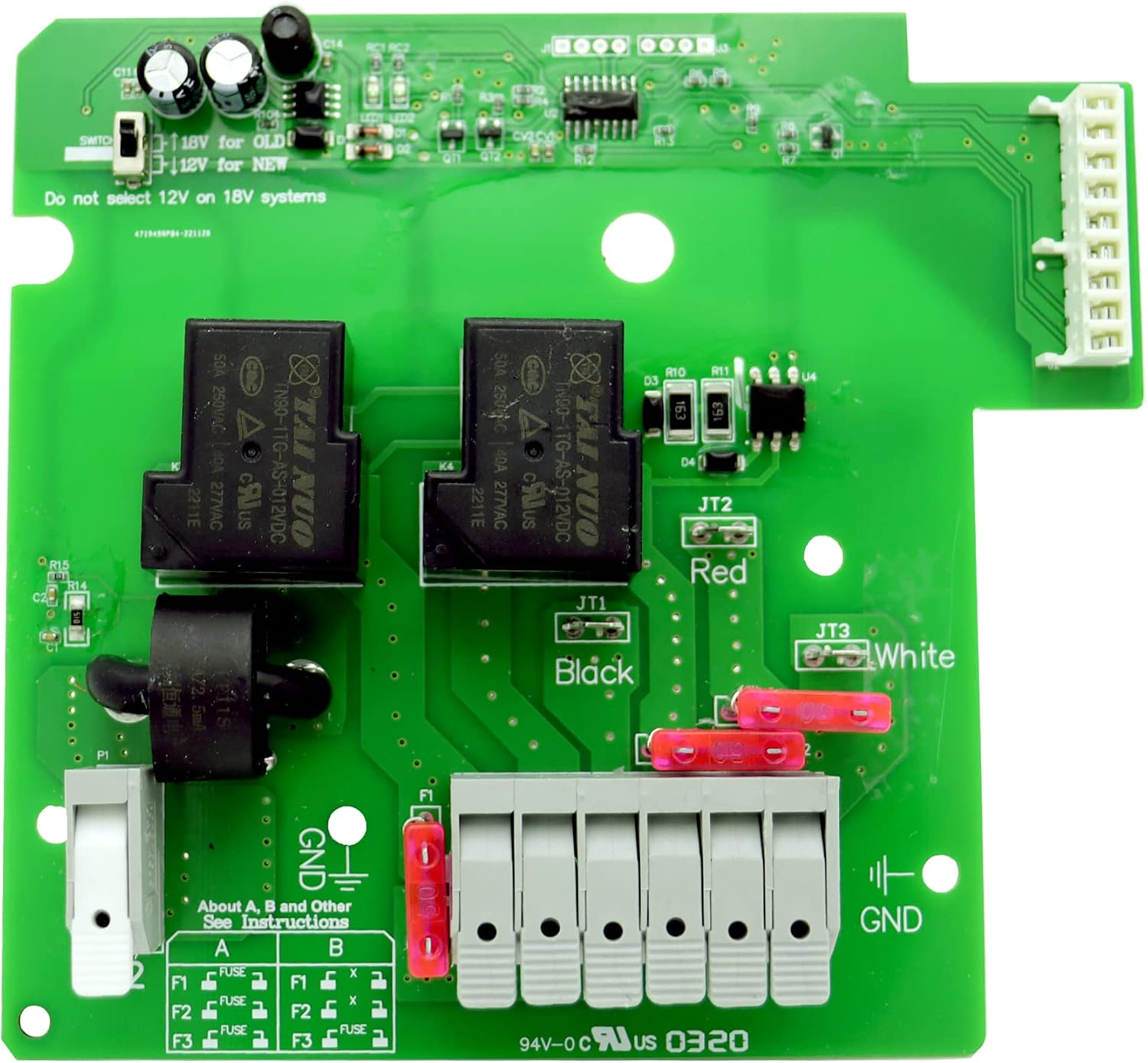 Heater Relay Control Board Replace 77119 Fit Watkins IQ 2020 SPA