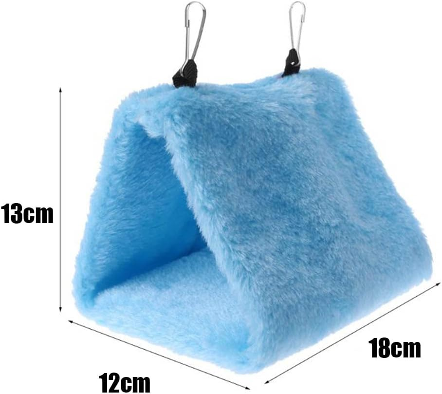 Bird Parrot Hammock Hut Practical Plush Snuggle Hanging Cave Cage Bed Tent La... - Picture 3 of 14
