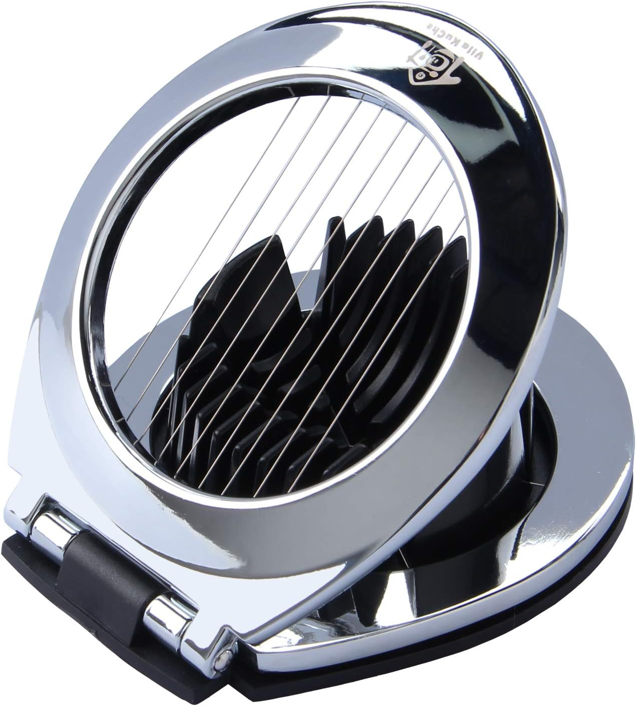 Cortador de huevos multifunciOn de acero inoxidable para huevos duros apto para lavavajillas