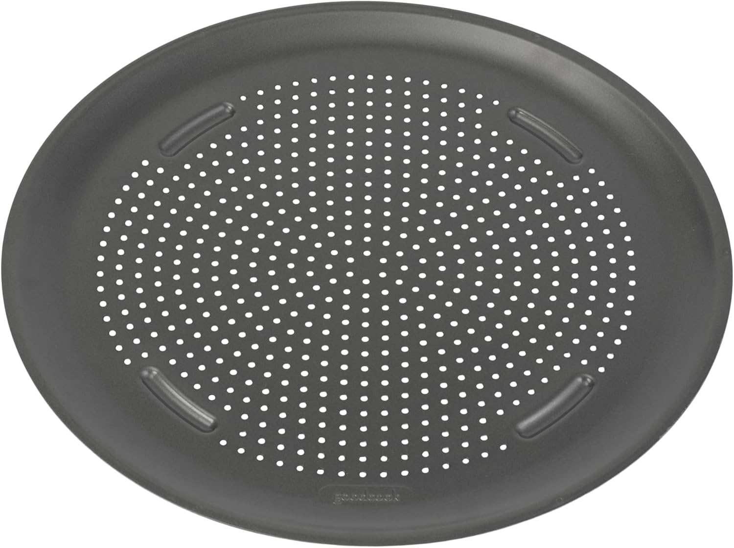 Goodcook Airperfect Nonstick 16” Pizza Pan – Pizza Tray for Oven, Perforated round Pizza Pan, Carbon Steel Baking Pan, Homemade, Frozen & Leftover Slices