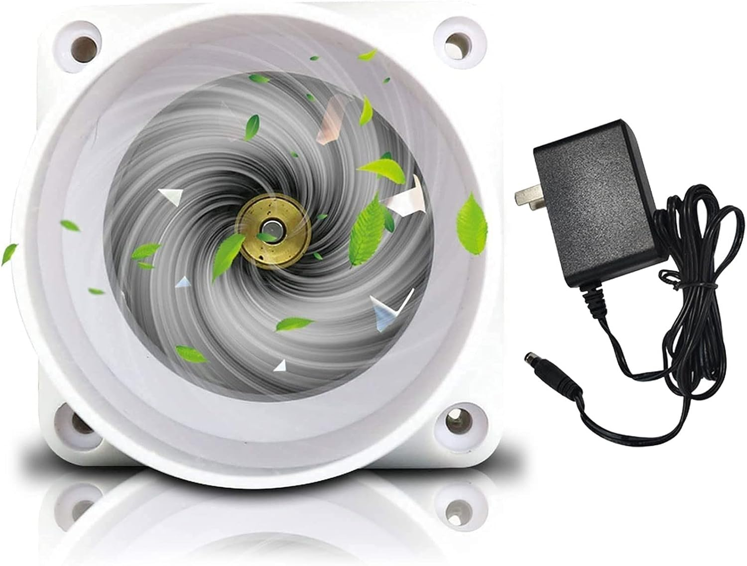 Inline Duct Fan 2 Inch 50Mm Ventilation Exhaust Booster 62 CFM Quiet Fan Filter Duct Kit 6W 12V Intake Fume Extractor Blower for Attic Kitchen Grow Tent (2 Inch/50Mm, Not Adjustable Speed)