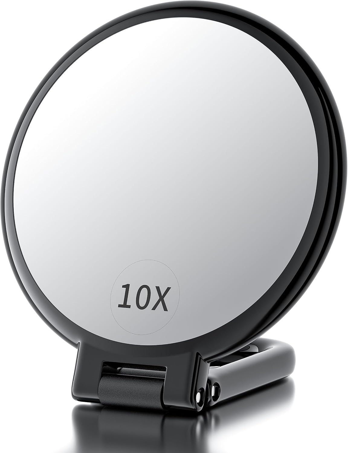 Handheld Magnifying Mirror, 10X/1X Double Sided Hand Mirror with Handle, 5.4