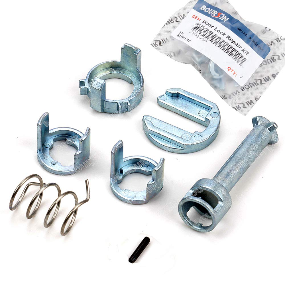 Door Lock Cylinder Repair Kit Compatible with E46 3 Series M3 1998-2006 Front L/