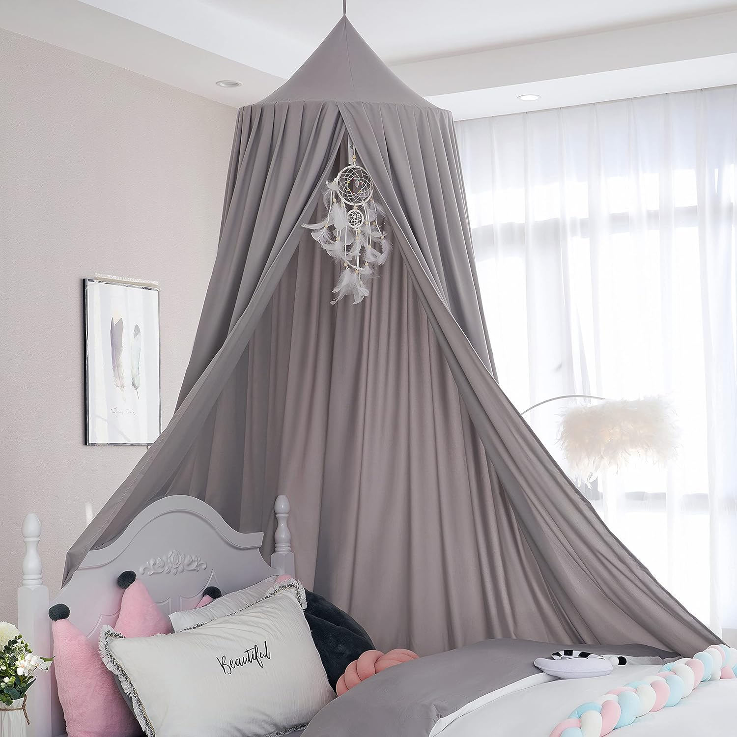 Extra Large Kids Bed Canopy for Girls Boys Bedroom Decor, Crib Canopy Nursery... - Picture 16 of 19