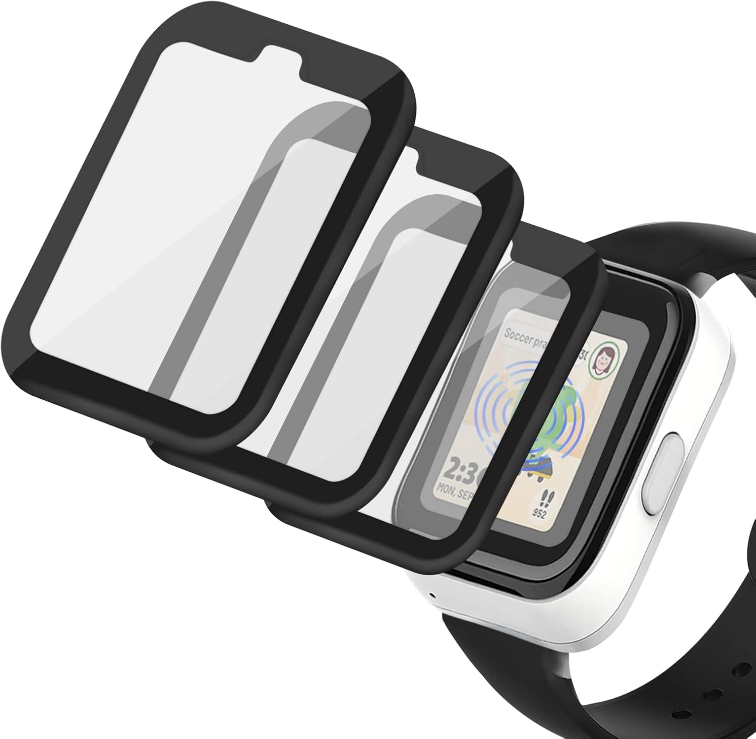 3 Pack Compatible with Syncup Kids Watch Screen Protector, Anti-Scratch/Touch Sensitive