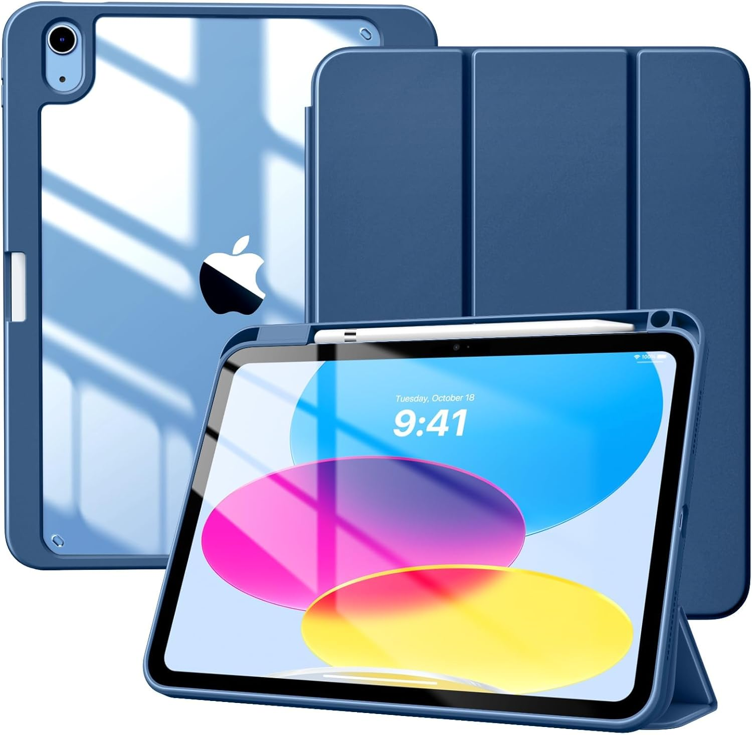 Case for Ipad (A16) 11Th Generation 11 Inch 2025, Ipad 10Th Abyss Blue