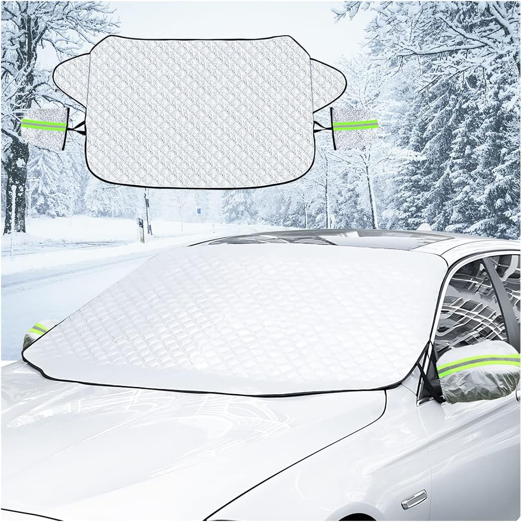 Funda Parabrisas Magnetica Nieve 4 Capas Impermeable Proteccion Coche SUV Camion