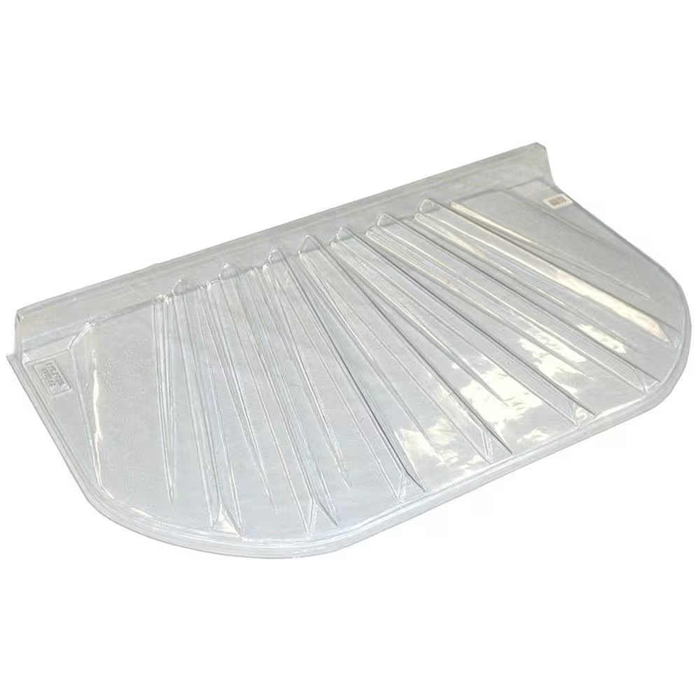 MacCourt Window Well Cover 48 x 4 in Plastic Polyethylene Elongated Low Profile