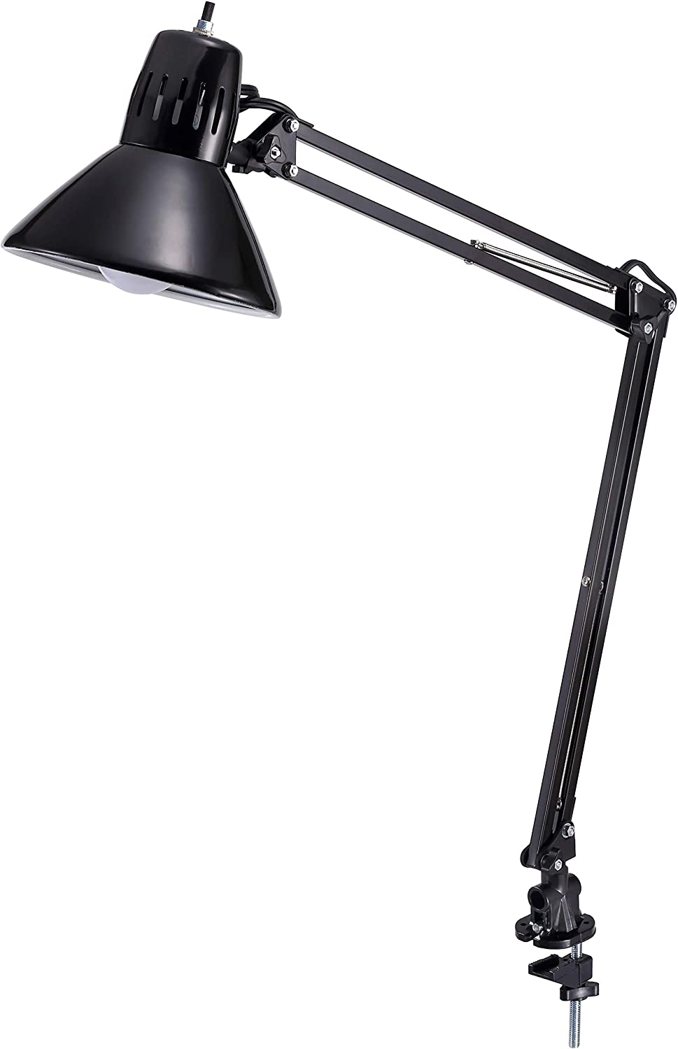 Office VLF100 LED Swing Arm Desk Lamp with Clamp Mount, 36