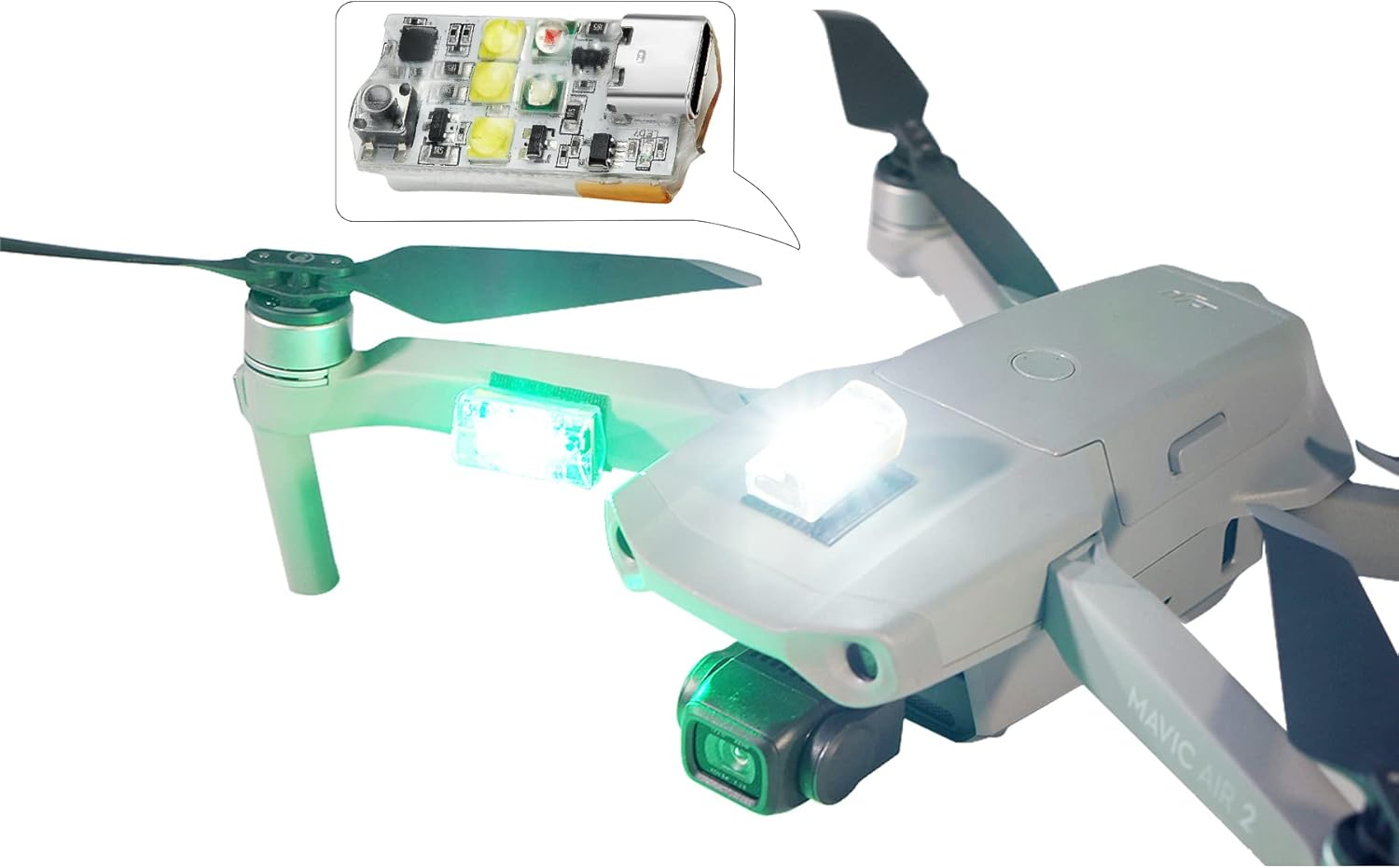 VIFLY Drone Strobe Light, anti Collision Light for FAA Drone Night Flying, Fits 