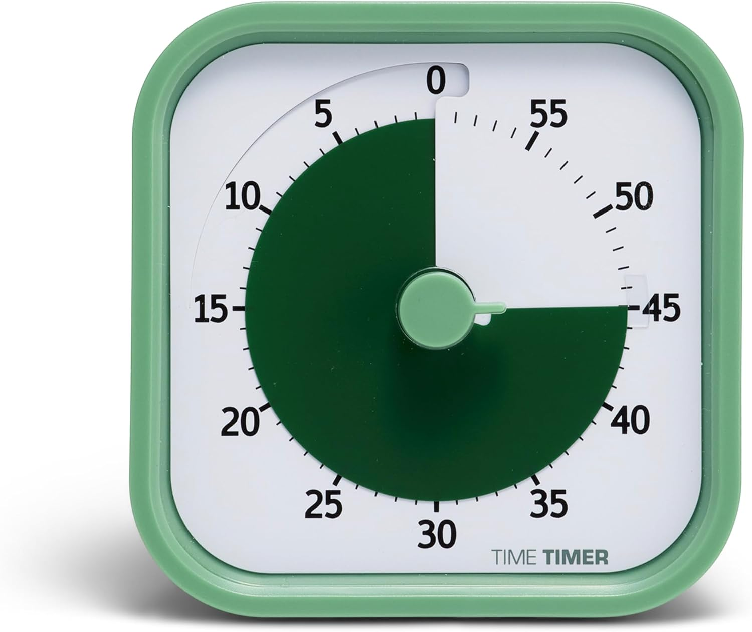 Home MOD – 60-Minute Visual Timer Home Edition, Silent Operation Study Tool for Kids Desk, Homeschool Supplies, Office & Meetings (Fern Green)