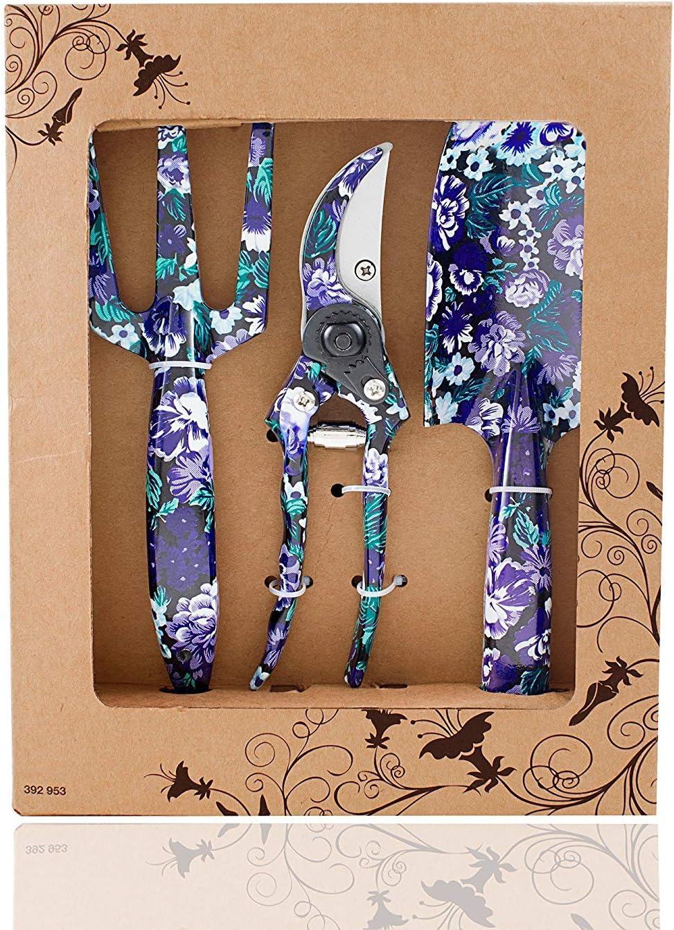 3 Piece Aluminum Garden Tool Set - Trowel, Cultivator, Pruning Shear, Gift  Set f | eBay