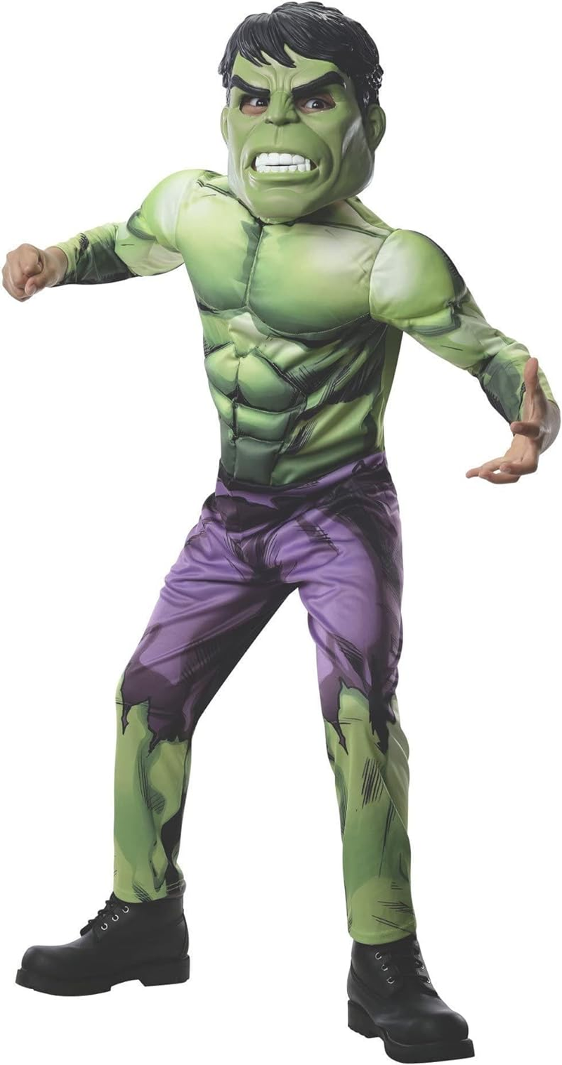Hulk Deluxe Costume for Kids - Marvel Avengers - Small (3-5 Yrs) - Picture 2 of 13