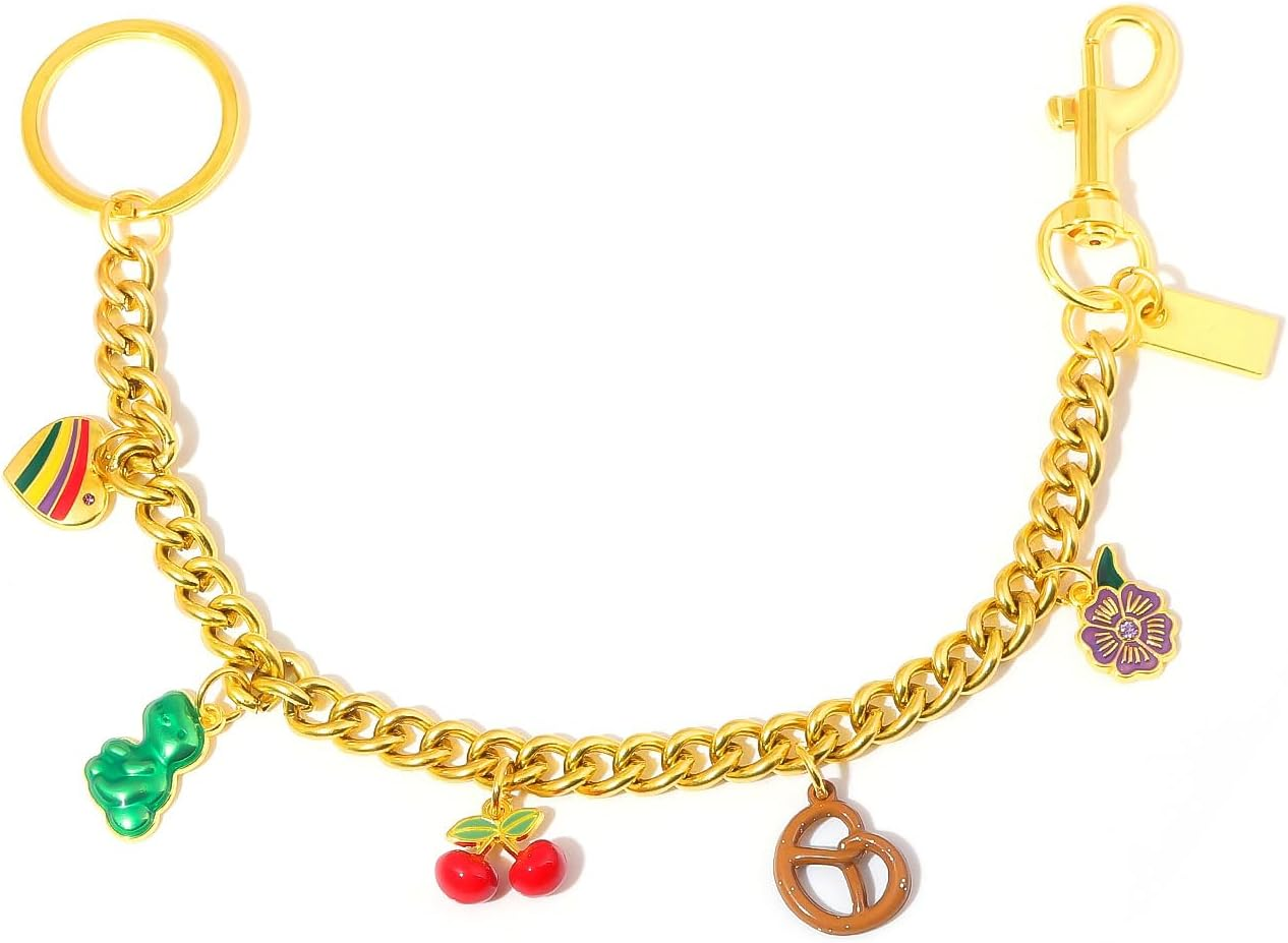 Bag Purse Charm Chain for Handbags - Gold Key Chain Accessories - Cute Keychain Gifts for Women