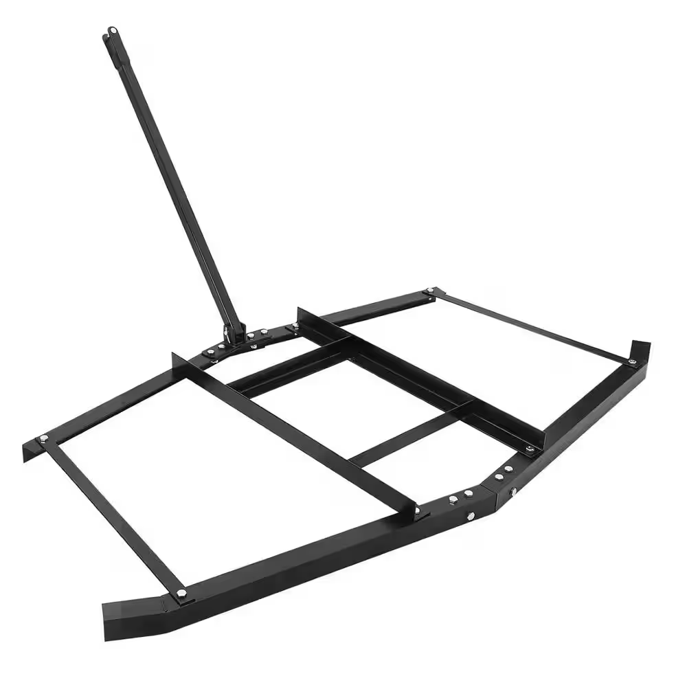 74 In. W Tow behind Drag Harrow, Heavy Duty Lawn Leveling Rake with Pin Hitch for ATV, UTV, Tractor