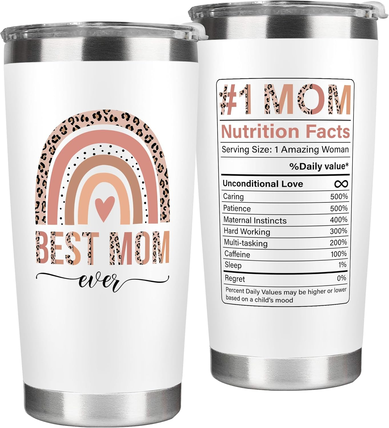 Gifts for Mom from Daughter Son - Birthday, Mothers Day, Christmas Mom Gifts for Wife, Her - Christmas Gift Ideas for Mama, Mother - Gift for New Moms, Mothers - 20 Oz Tumbler