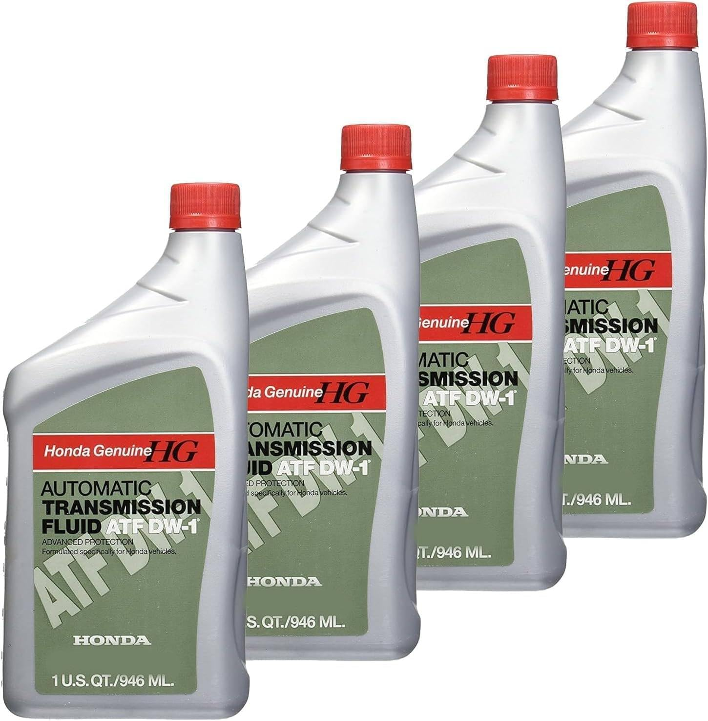Honda 08200-9008 Automatic Transmission Fluid ATF DW-1 4 Pack 1QT Bottles