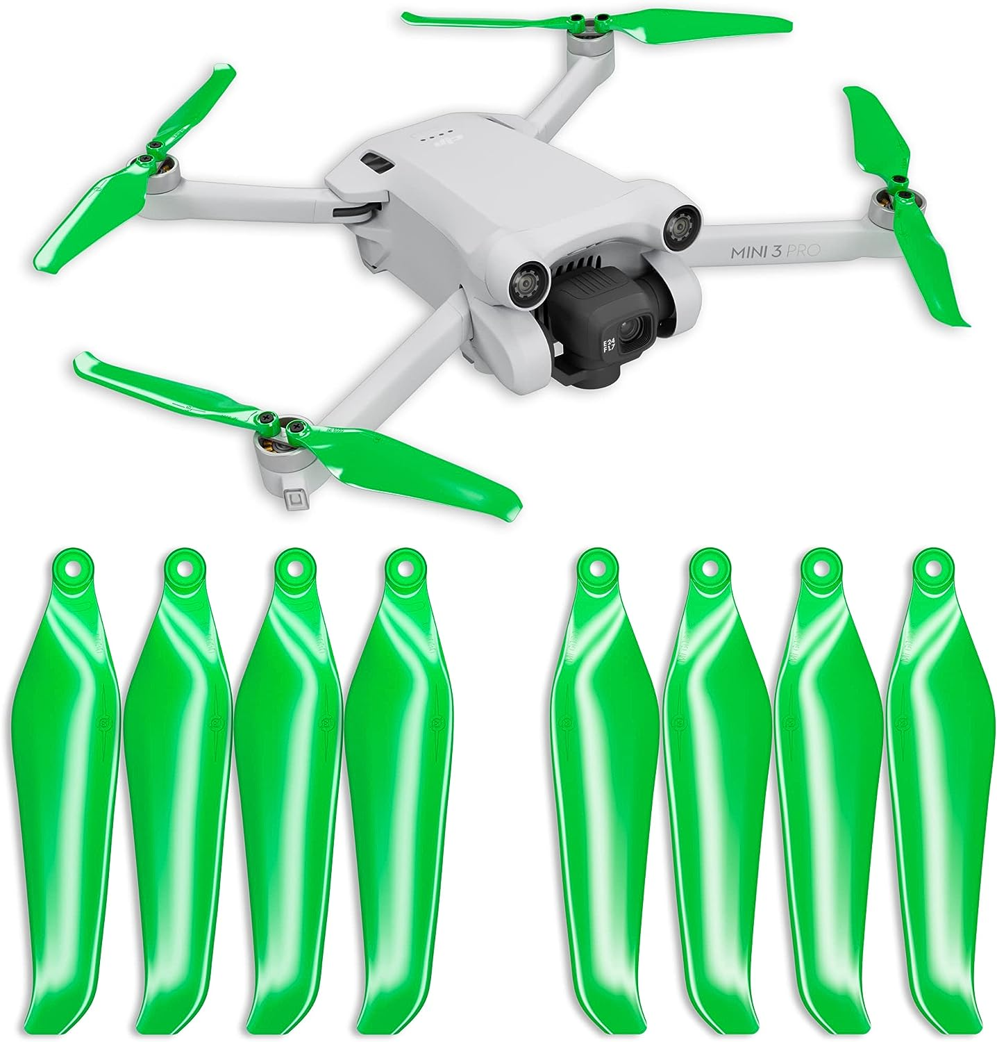 Master Airscrew Stealth Propellers for DJI Mini 3 Pro & Mini 4 Pro - Red, 4 p... - Picture 8 of 18
