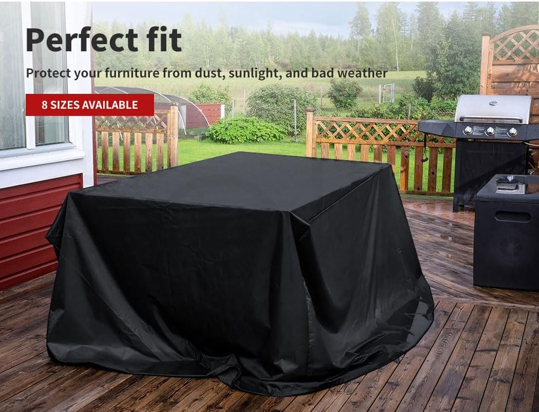 Marlow Outdoor Furniture Cover, Patio Covers Waterproof Garden, 210D Oxford F... - Picture 5 of 15