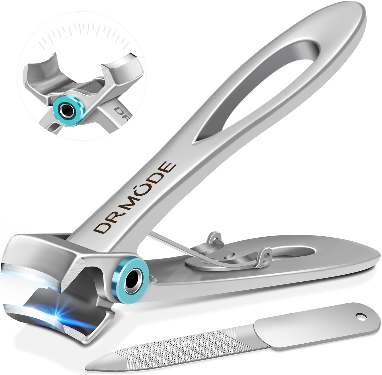 Nail Clippers for Men Thick Nails - Large Toe Nail Clippers for Thick Nails for Senior with Wide Jaw Opening, Sharp Finger Nail Clippers Adult Cutter for Tough Nail