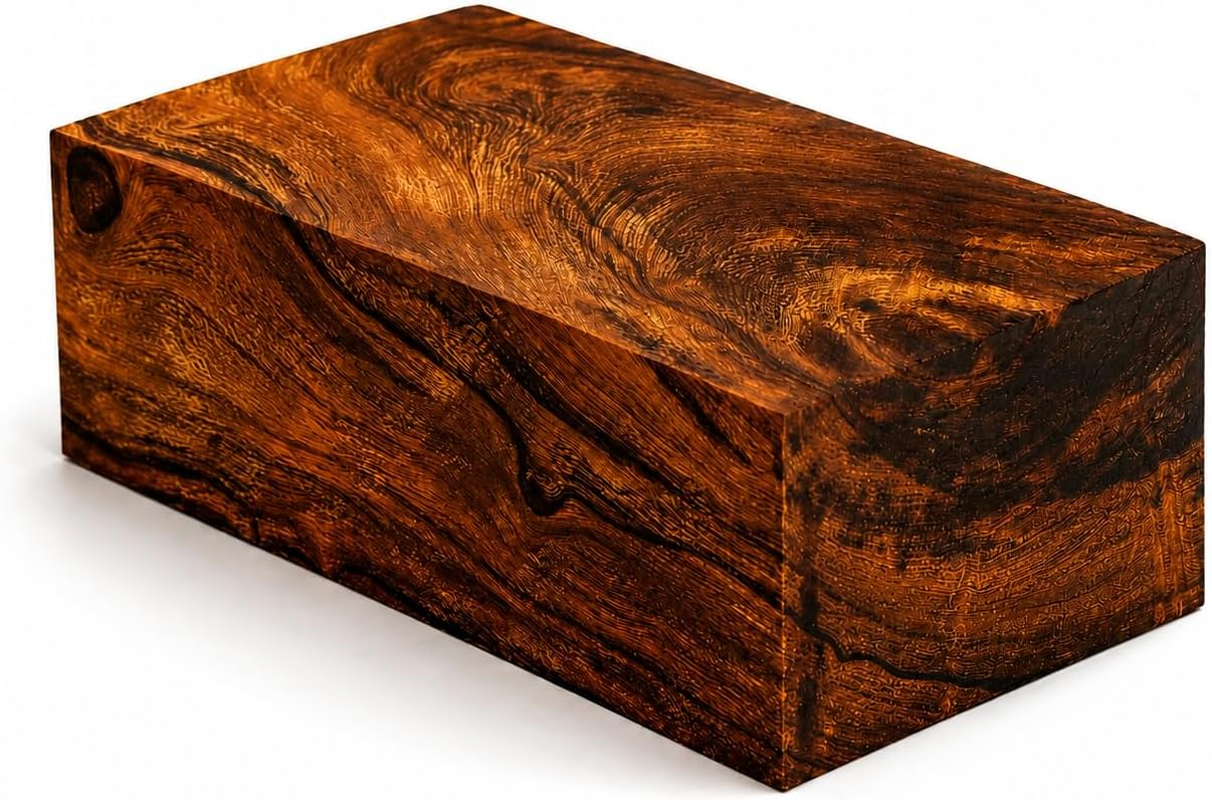 Desert Ironwood Blanks  6 X 3 X 2 Inches  Exotic Hardwood Lumber Block for Tool Handles, Knife Handle, Pen Blanks, Carving & DIY Crafts — Natural Ironwood Turning Block for Woodworking
