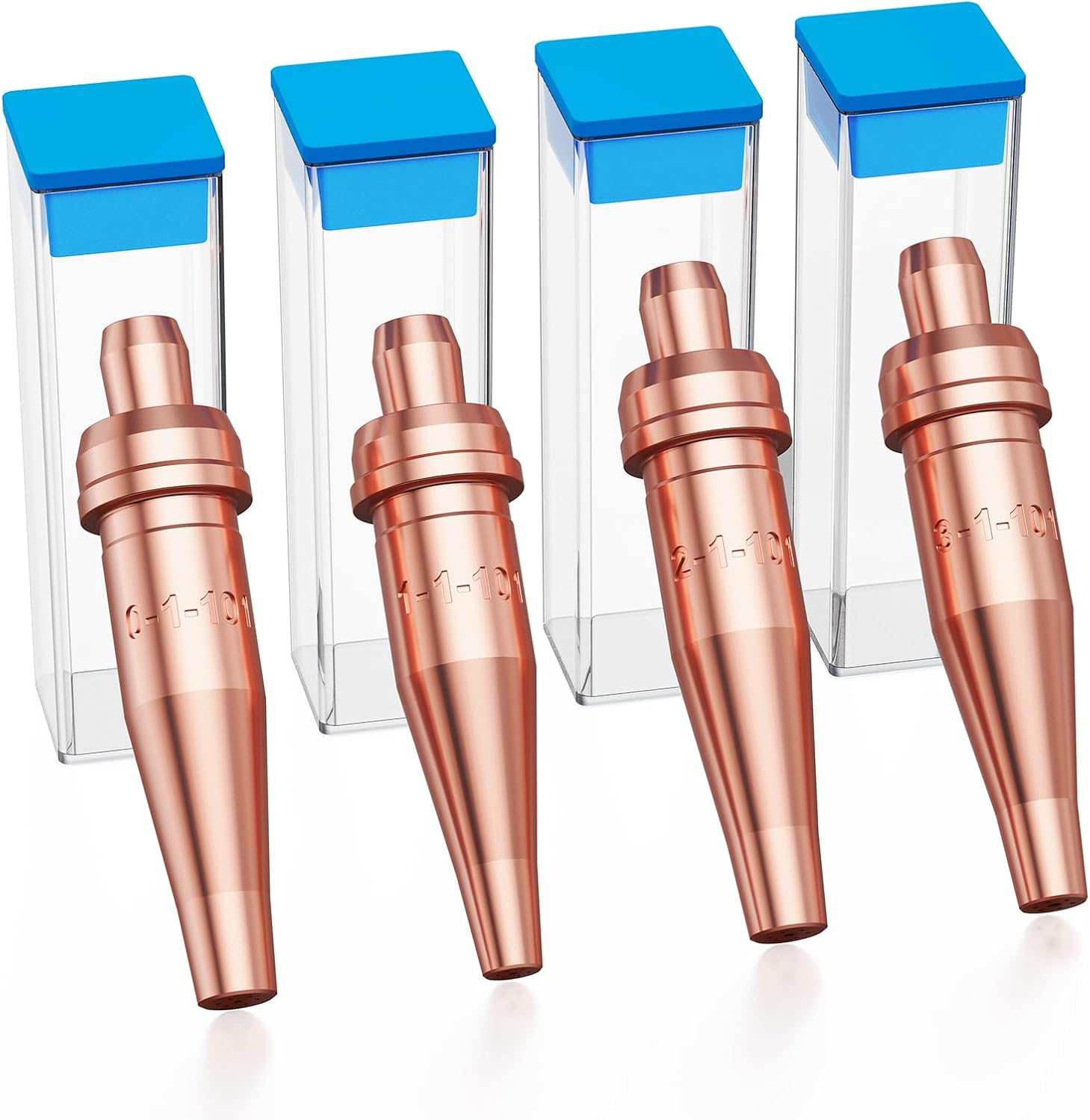 1-101 Acetylene Cutting Torch Tips, Size 0-3, Heavy Duty Torch Tips for Victor Cutting Torch