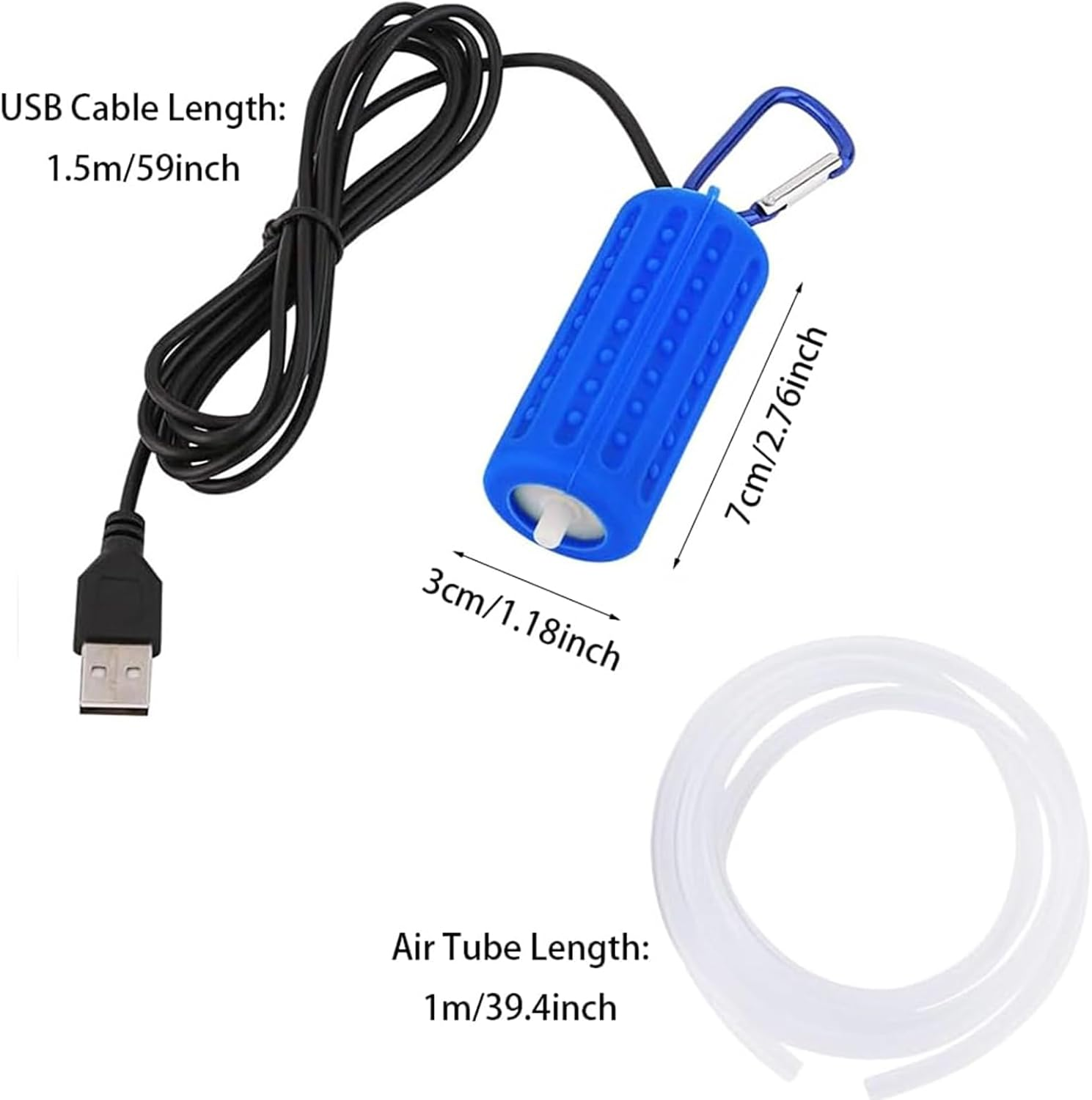 Slient Aquarium Air Pump,Fish Tank Air Pump, Small Silent Aquarium air Pump, ... - Picture 3 of 14