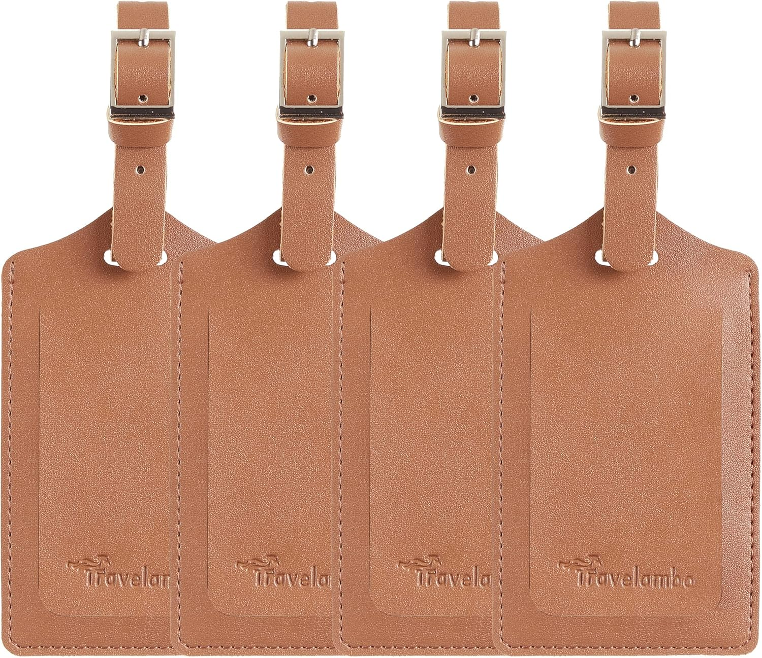 Luggage Tags for Suitcases PU Leather Travel Tags Bag Tags Privacy Protection Travel Essentials