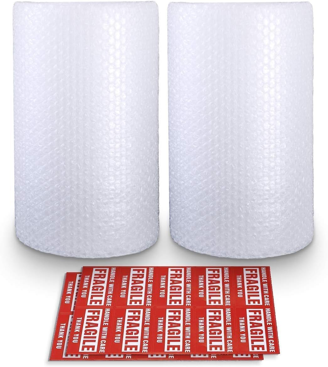 Bubble Cushioning Wrap Rolls, 3/16
