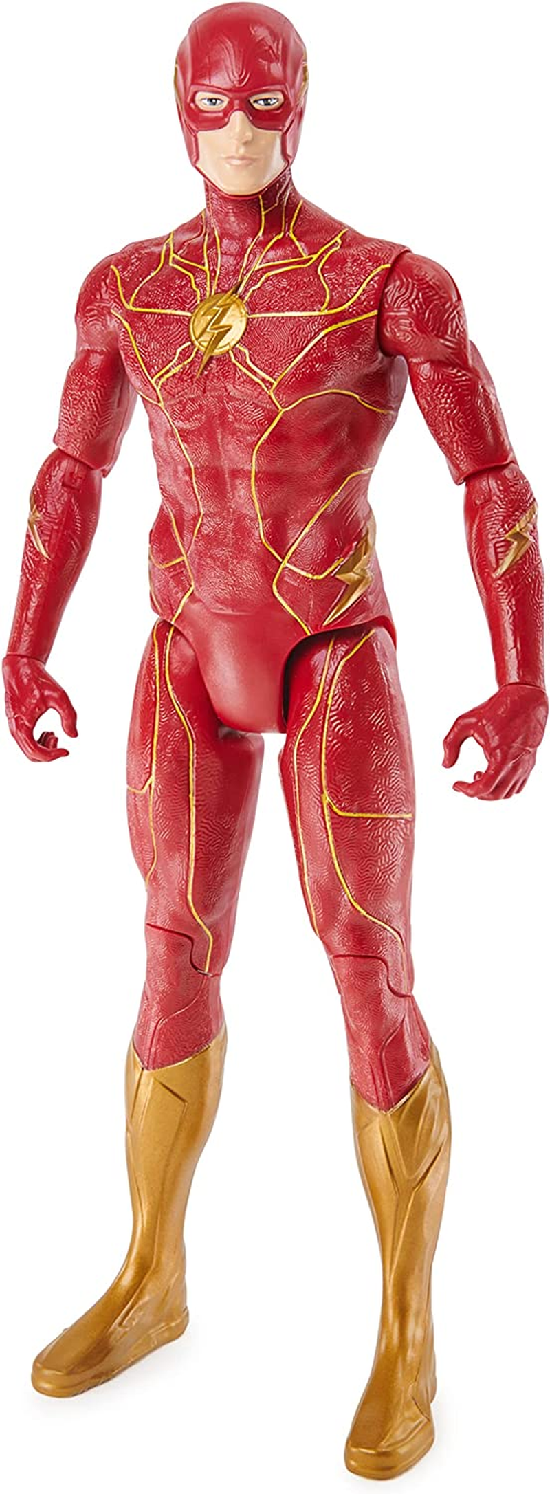 DC Comics, the Flash Action Figure, 12-Inch the Flash Movie Collectible, Kids Toys for Boys and Girls Ages 3 and Up
