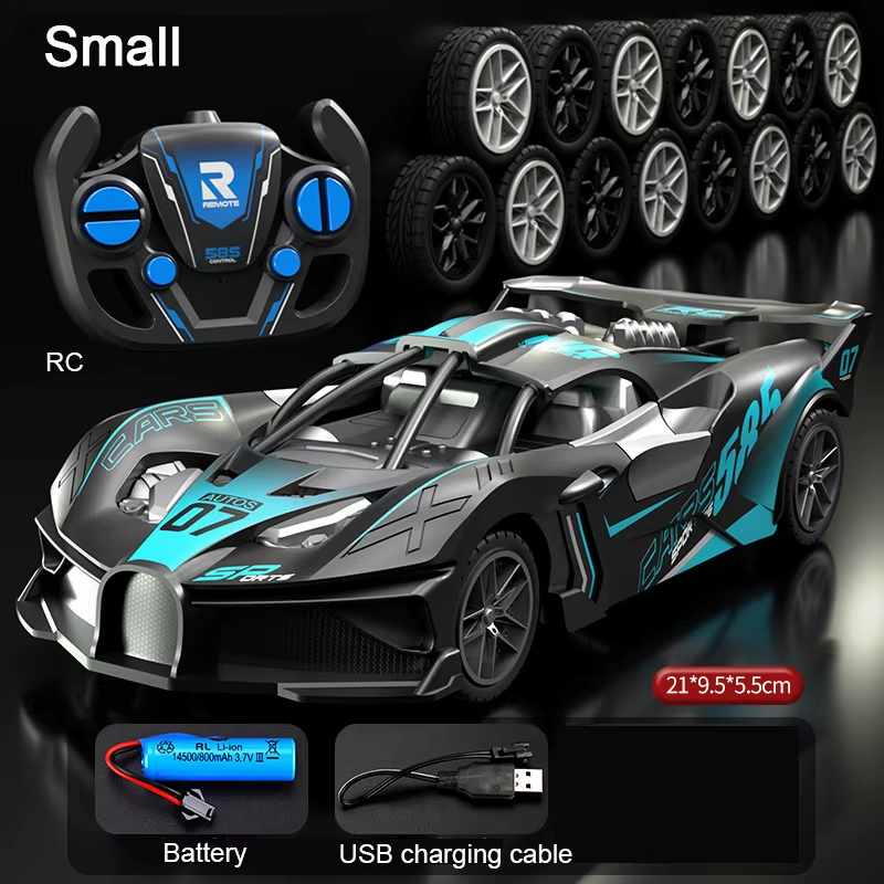 1:18/1:20 Remote Control Racing Car 2.4G High Speed Drift Vehicle Replaceable Tires Boys Game Supercar Toys for Chldren'S Gifts